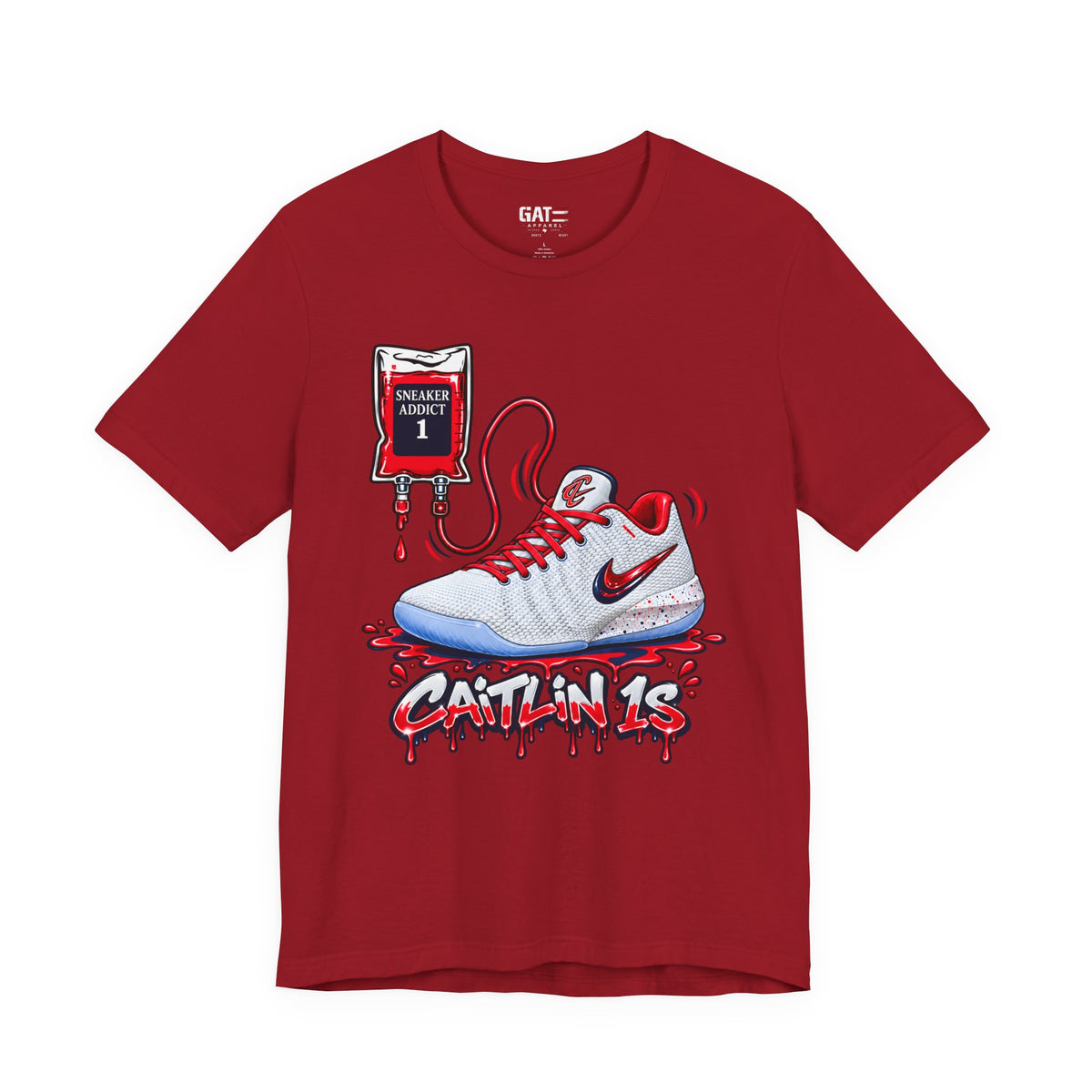 Caitlin Clark Caitlin 1s Addict Whites Sneaker Shirt