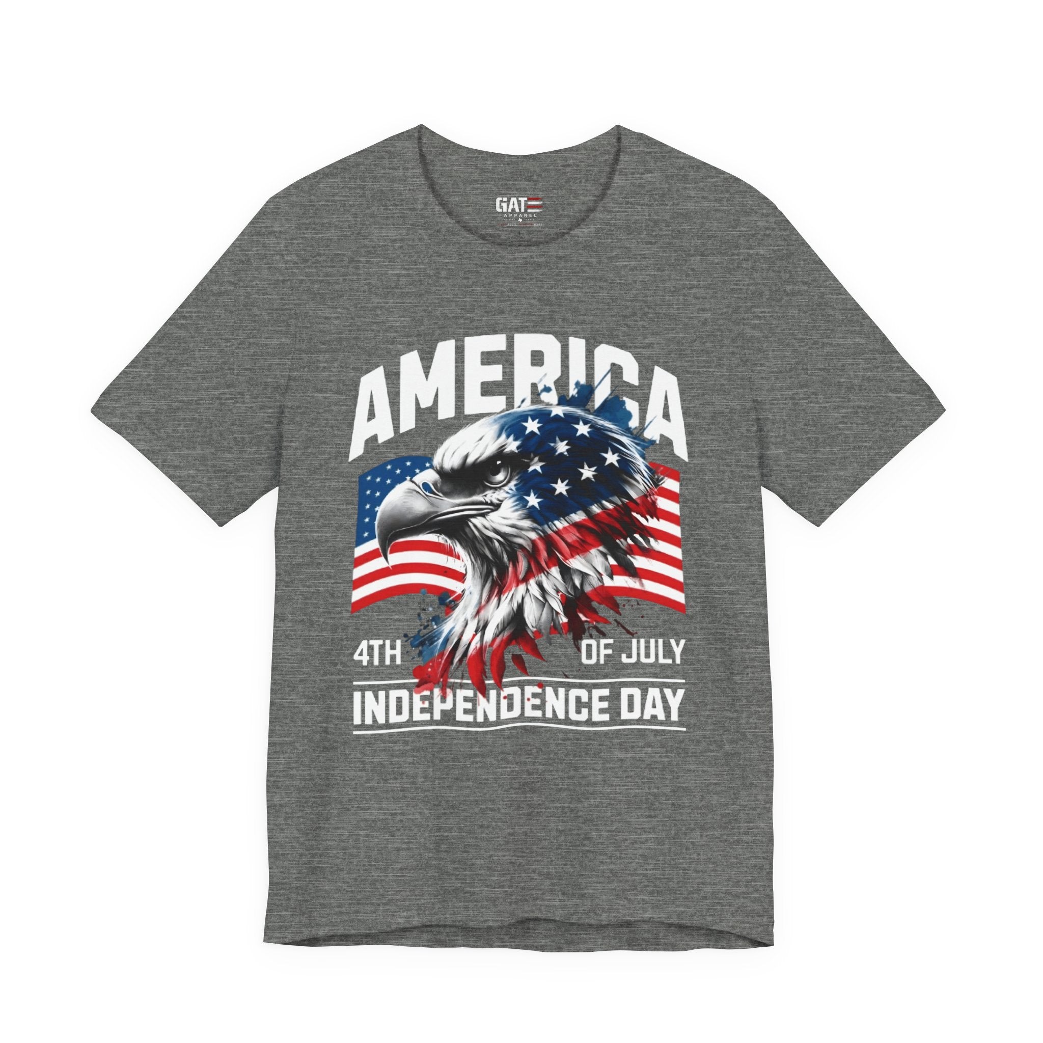 America Independence Day Shirt, Patriotic Eagle Flag Tee, 4th of July Shirt, USA Freedom Graphic T Shirt, American Pride Gift