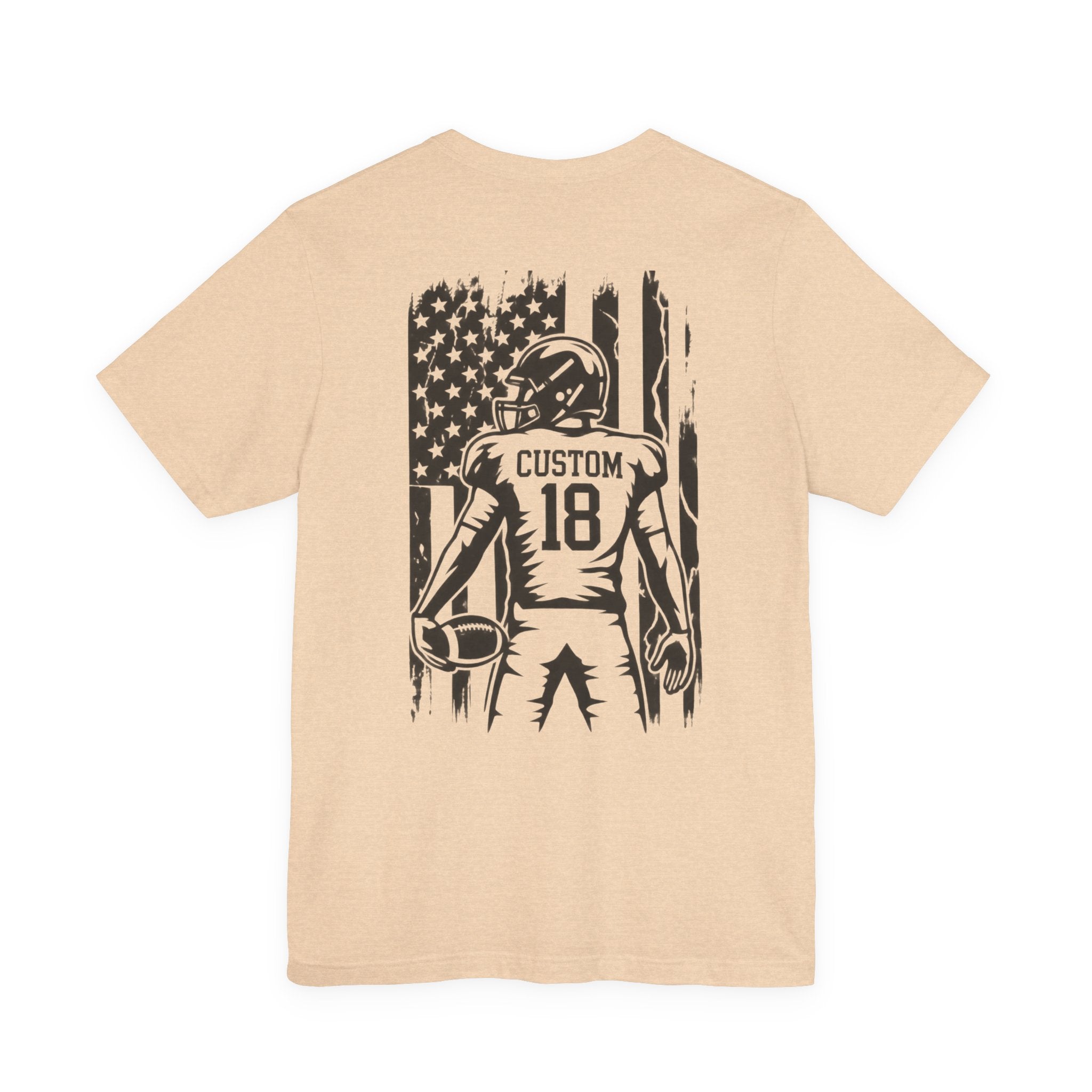 Football Mom Personalized Shirt Custom Player Name Number Game Day Tee