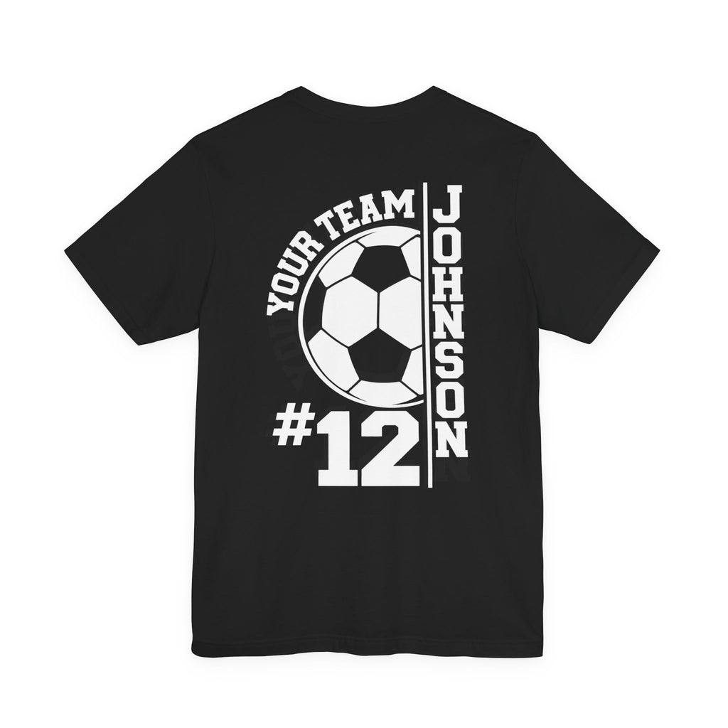 Soccer Mom Tee — Personalized Back Number & Name Soccer Shirt
