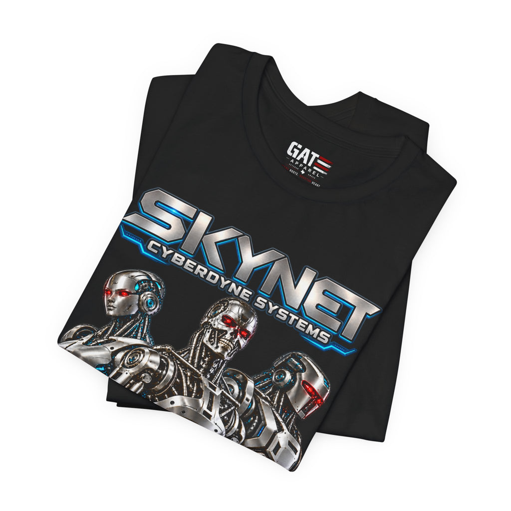 Skynet Cyberdyne Systems futuristic AI robot graphic tee