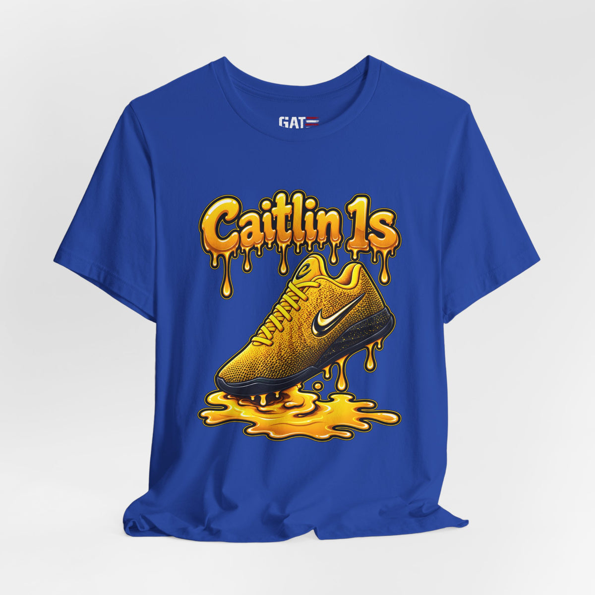 Caitlin Clark Caitlin 1s Iowa Yellow Paint Sneaker Shirt