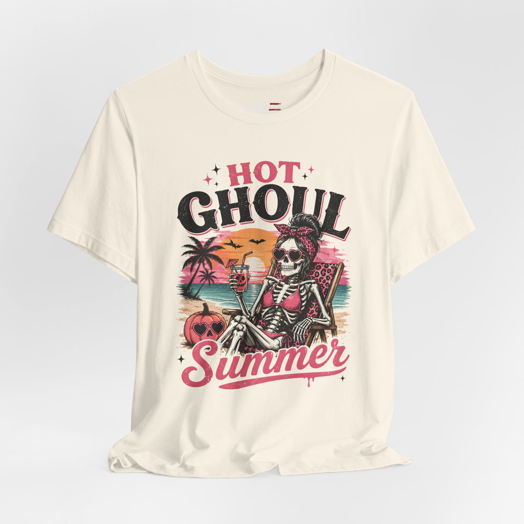 Summerween Shirt, Spooky Beach Shirt, Ghost Beach Tee, Halloween Beach Shirt, Coastal Halloween Tee, Tropical Ghost Shirt