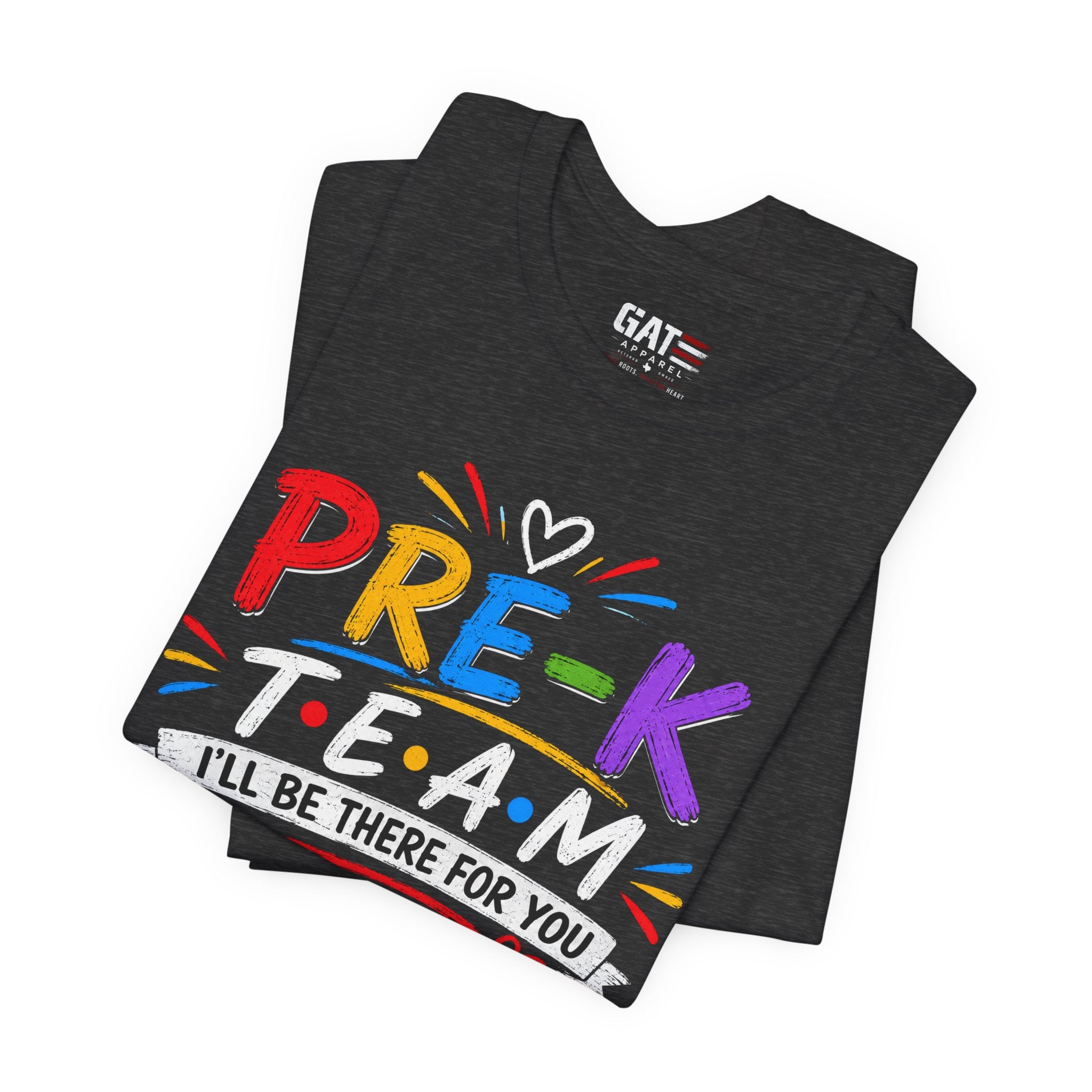 Pre-K Team Tee, Teacher Squad Shirt, Color Dot Inspired Teacher Shirt, Grade Level Team Gift, School Staff Apparel, Friends Theme