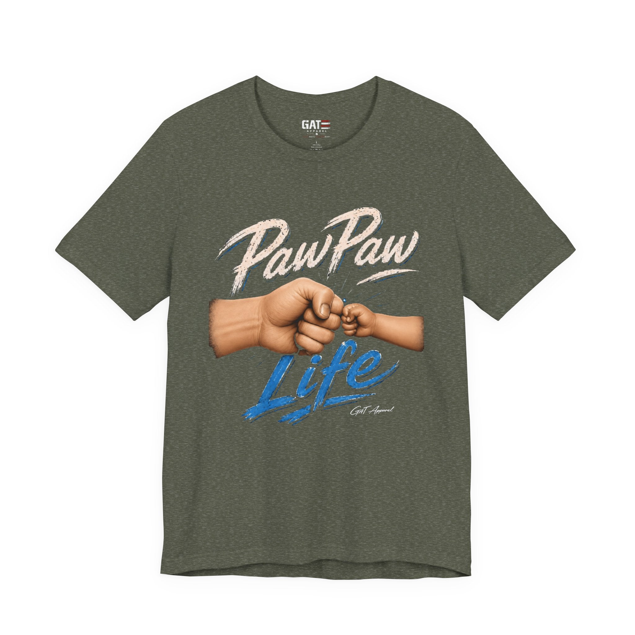 PawPaw Life Style 4 fist bump T-Shirt | Grandfather Papa family tee