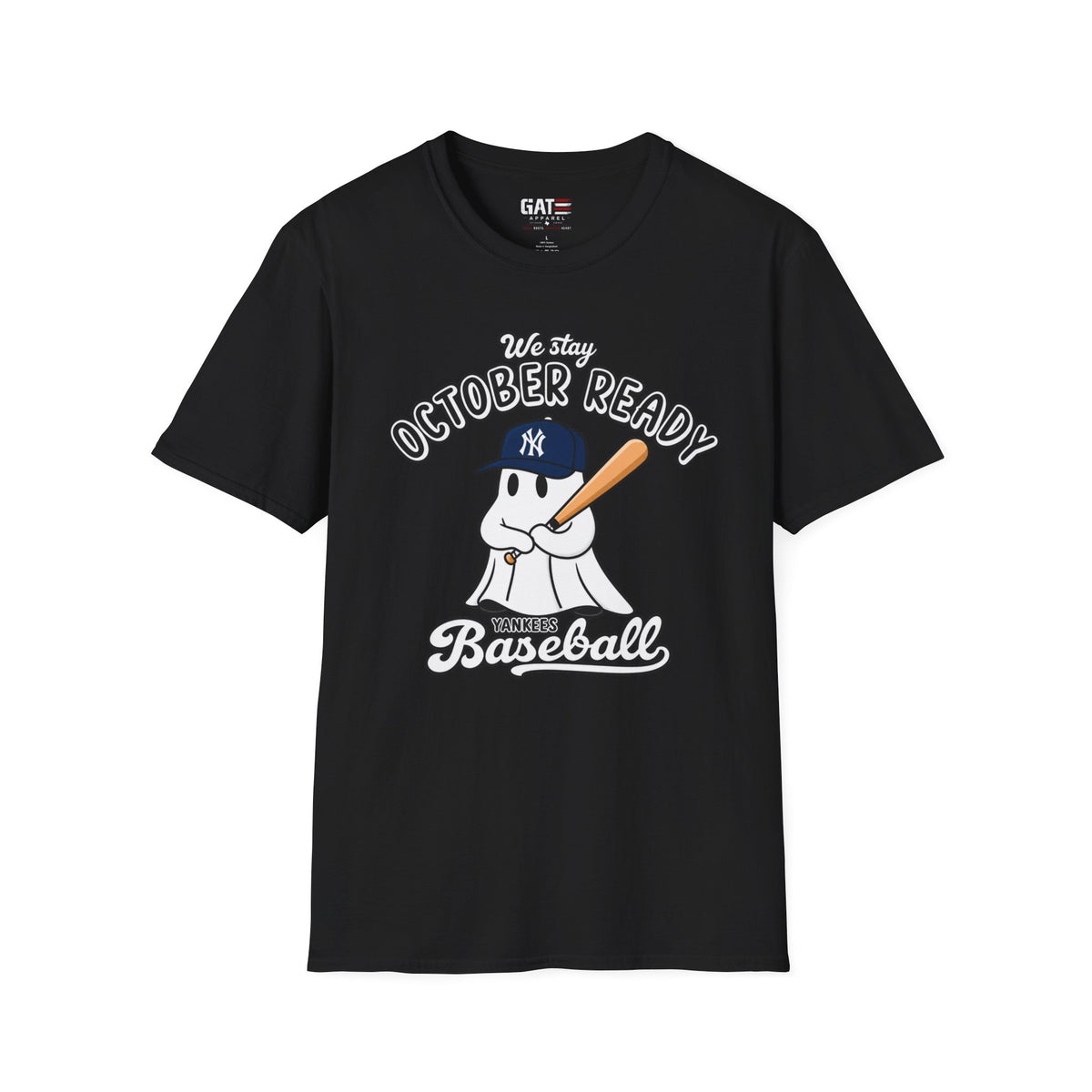 Yankees Halloween baseball fan tee mockup