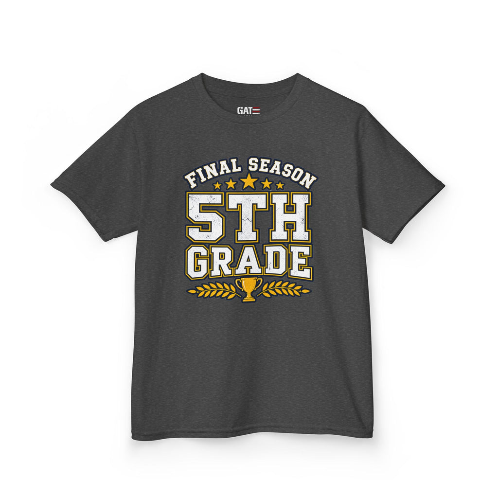 Final Season 5th Grade Kids Tee — End of Elementary School Graduation Shirt
