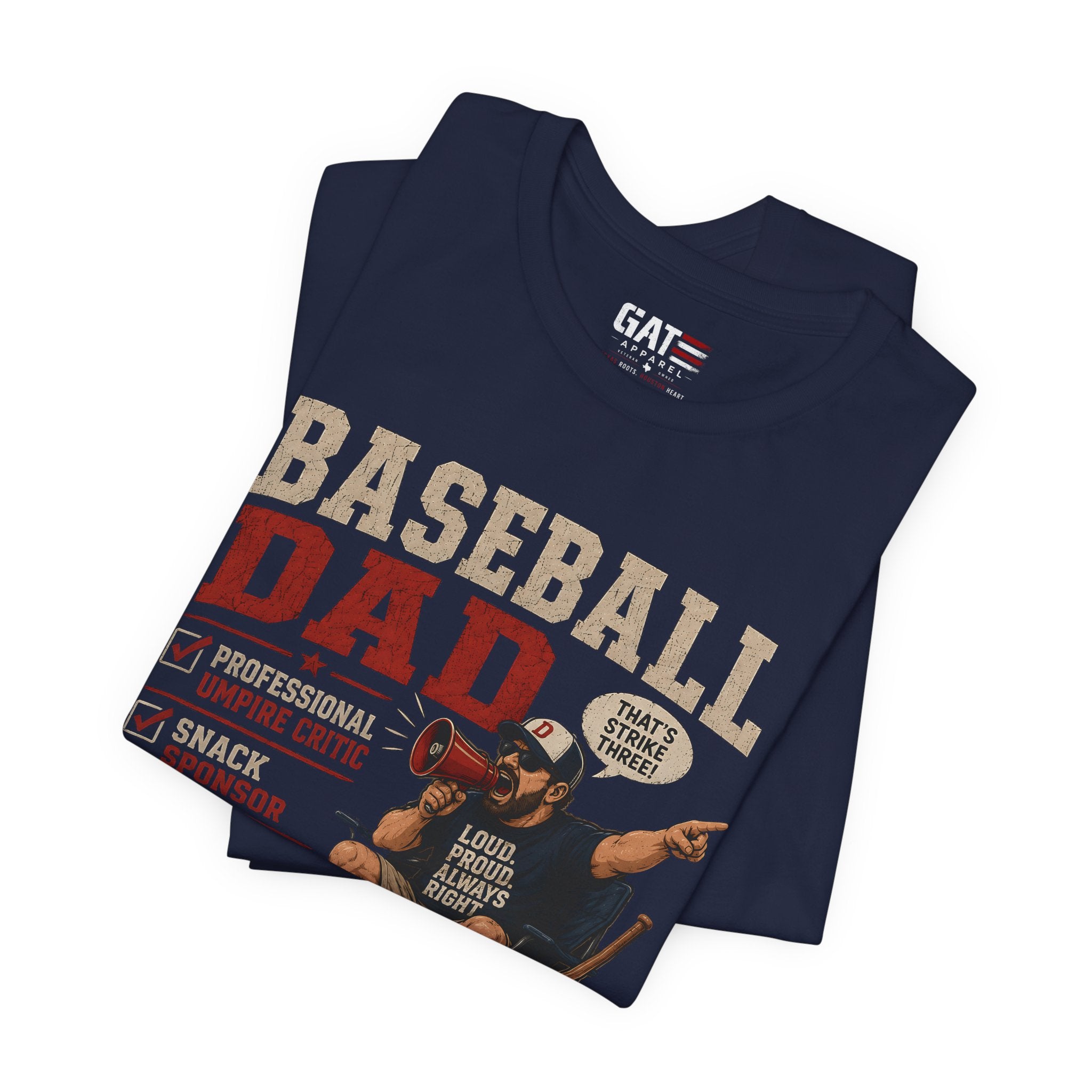 Baseball Dad Shirt, Funny Baseball Dad Gift, Travel Ball Dad Tee, Baseball Parent Shirt, Coach Dad Shirt, Game Day Dad Shirt