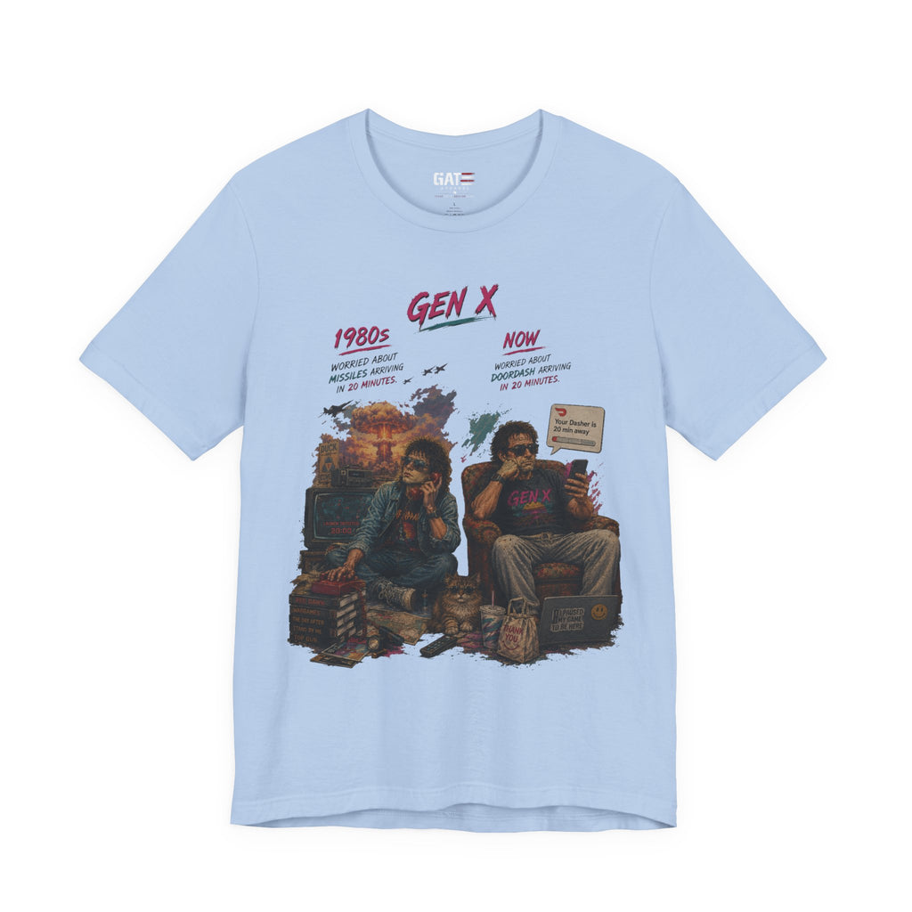 Gen X Retro Movie Night T-Shirt — Vintage 80s Pop Culture Tee