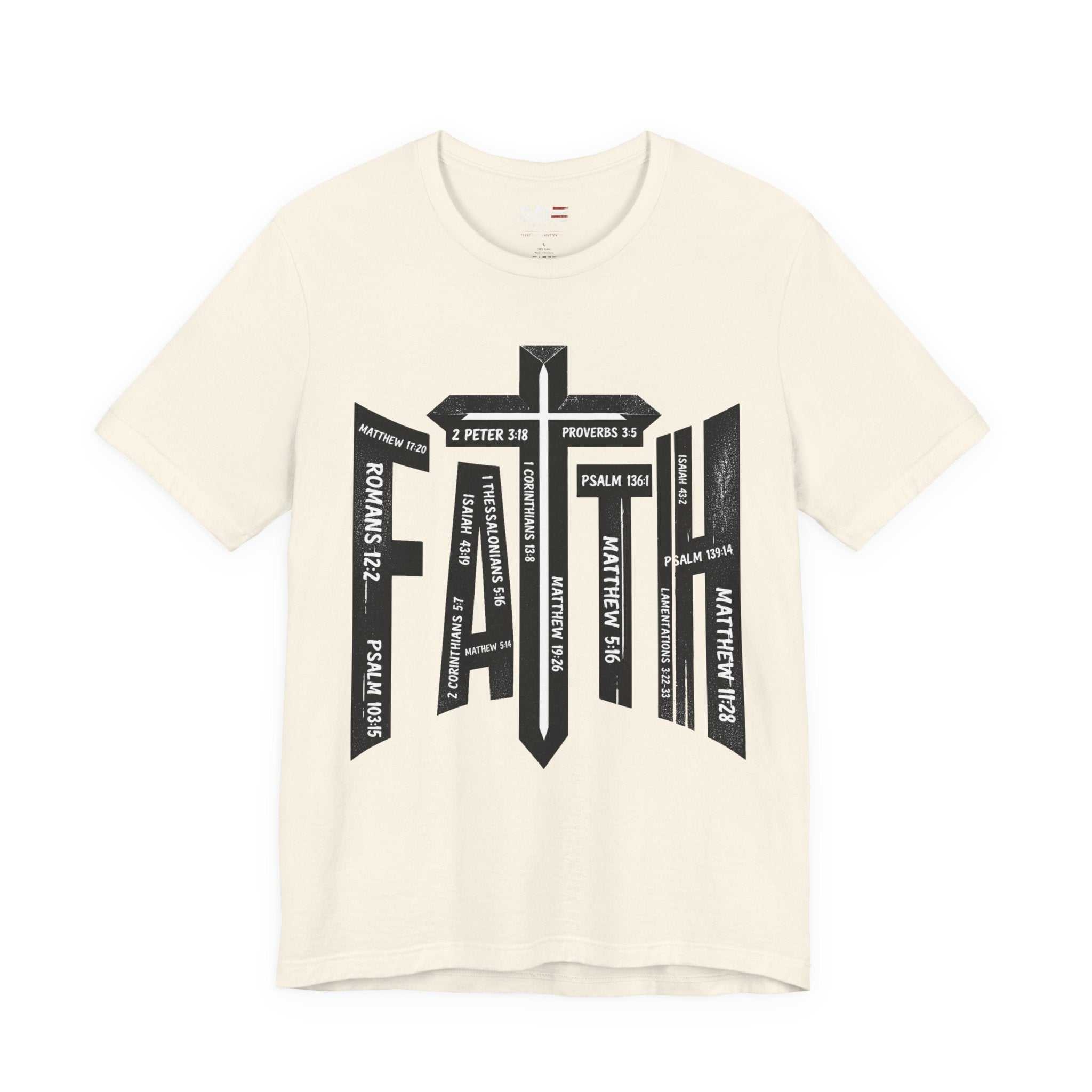 Faith Cross T-Shirt – Bible Verse Reference Graphic Tee