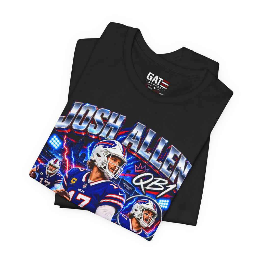 Josh Allen Buffalo Bills Tee Retro Player Graphic T-Shirt