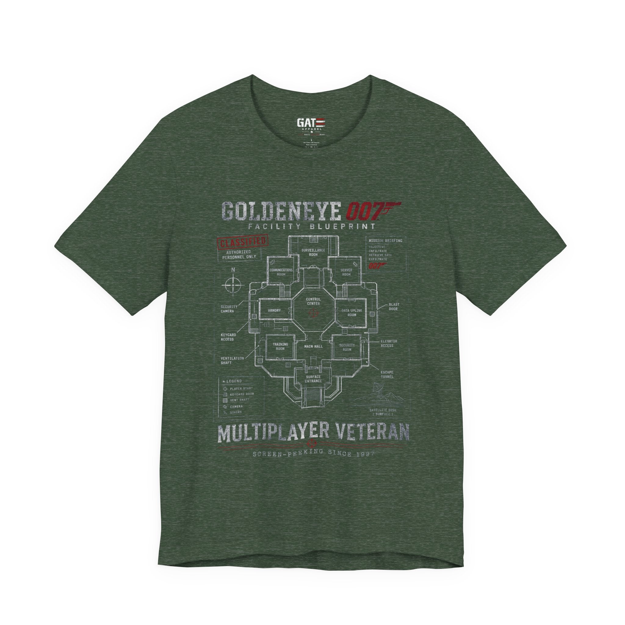 GoldenEye 007 Shirt, Retro Gaming Shirt, N64 Gamer Gift, 90s Gaming Shirt, Father's Day Gift for Him