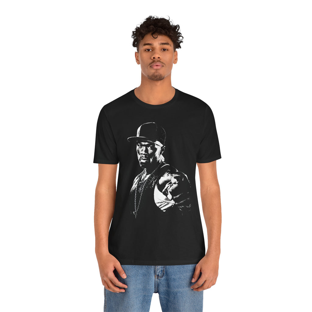 Curtis Jackson|50-Cent|G-Unit|Hip-Hop Portrait Tee