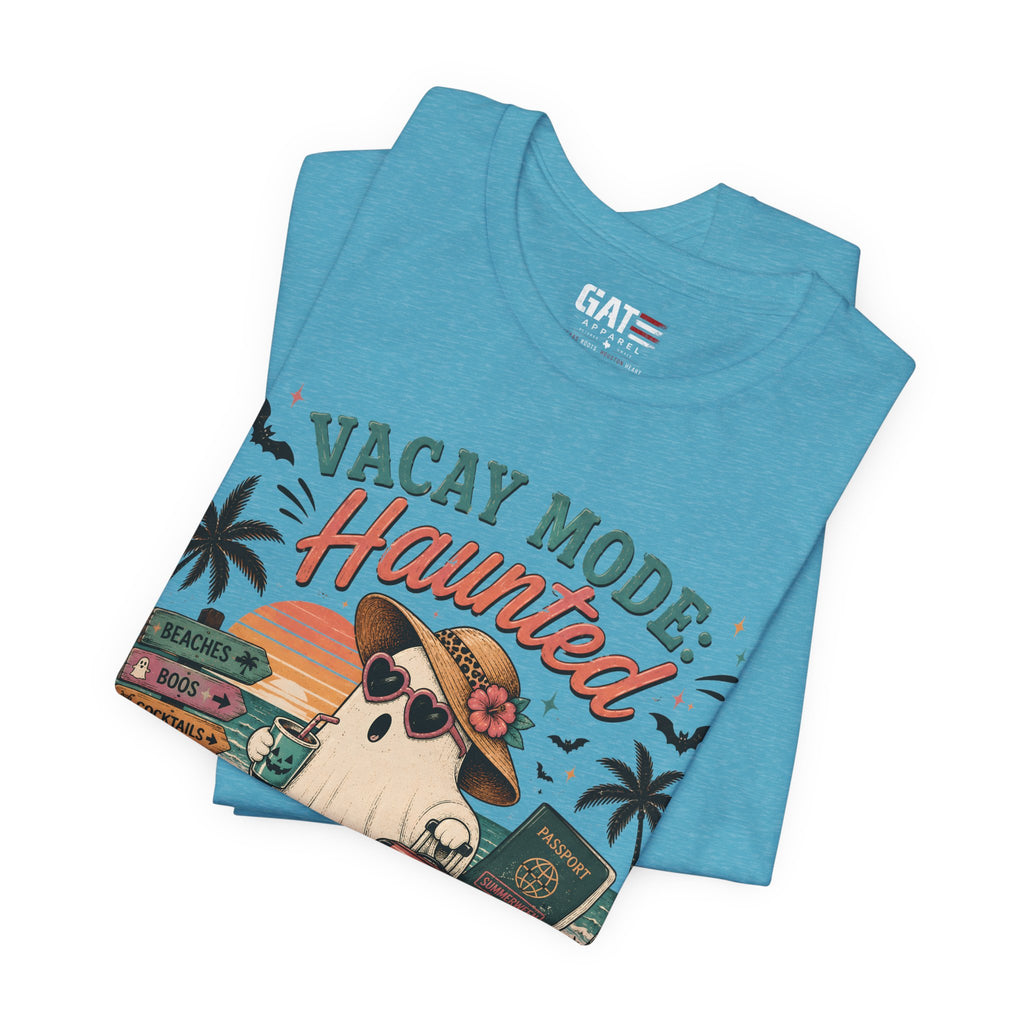 Summerween Shirt, Spooky Beach Shirt, Ghost Beach Tee, Halloween Beach Shirt, Coastal Halloween Tee, Tropical Ghost Shirt