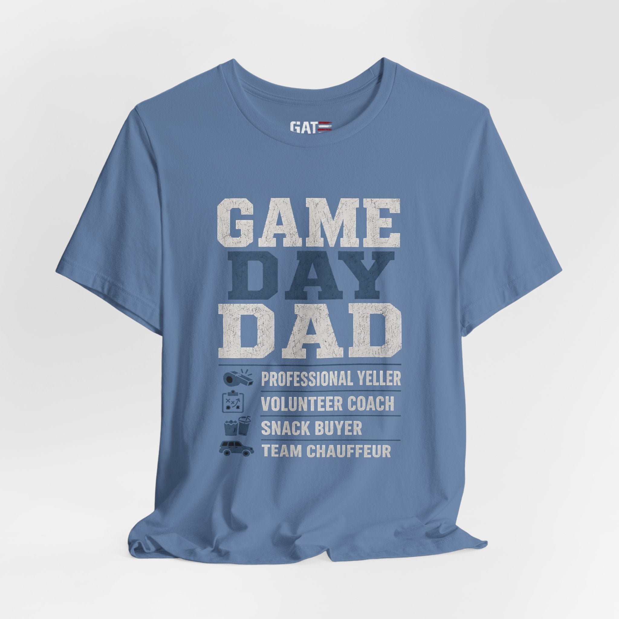 Game Day Dad Shirt, Father's Day Gift for Dad, Football Dad Tee, Baseball Dad Shirt, Team Chauffeur Coach Dad Tee