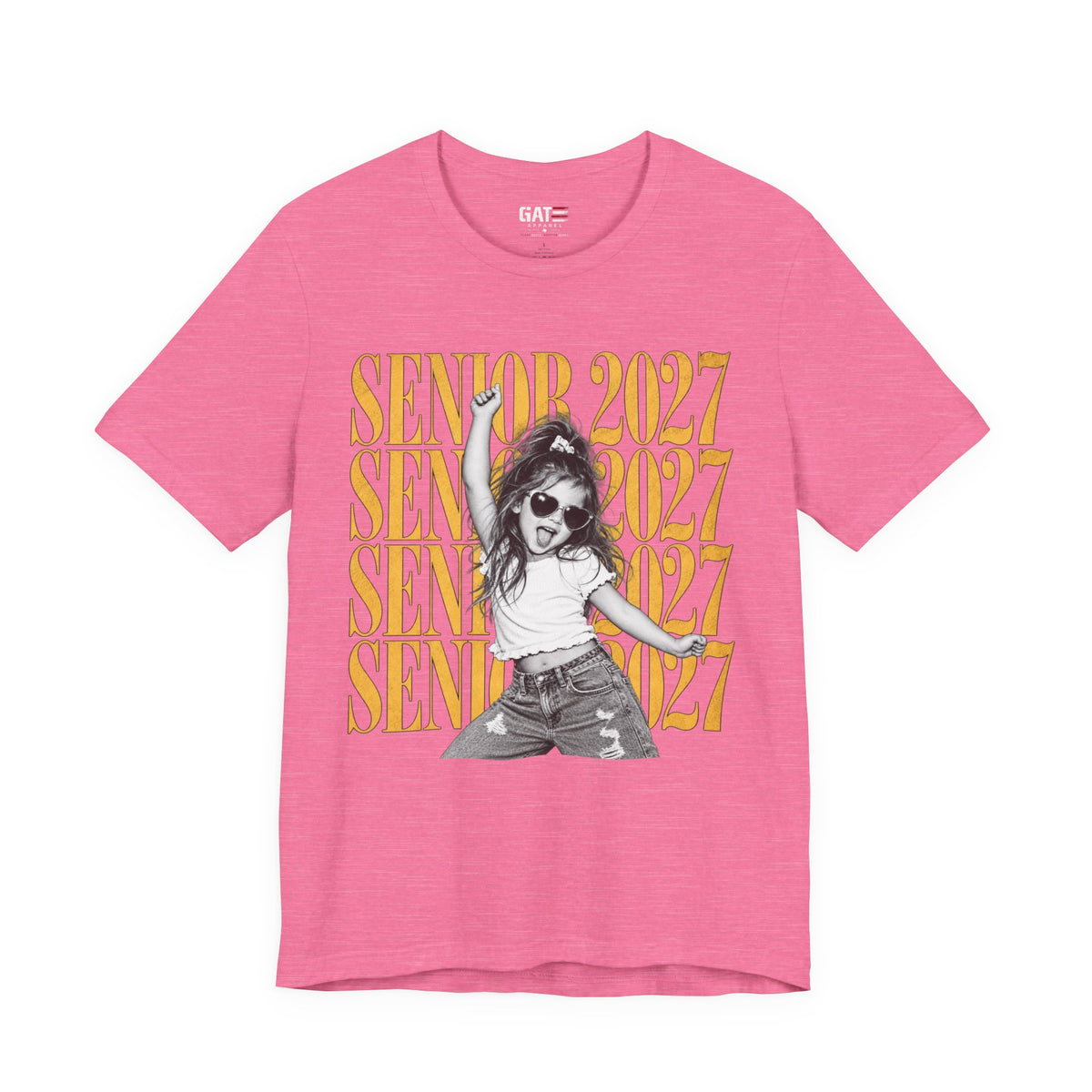 Personalized Senior 2027 Photo Shirt | Graduation Tee