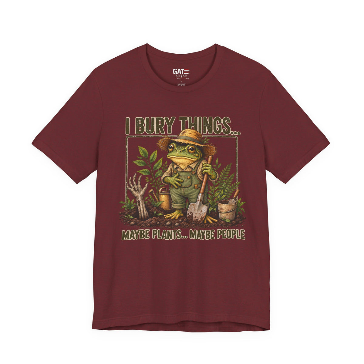 Gardener frog tee alternate view