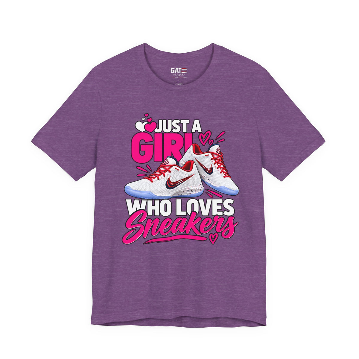 Caitlin Clark Caitlin 1s Just a Girl Sneaker Shirt | Style 4