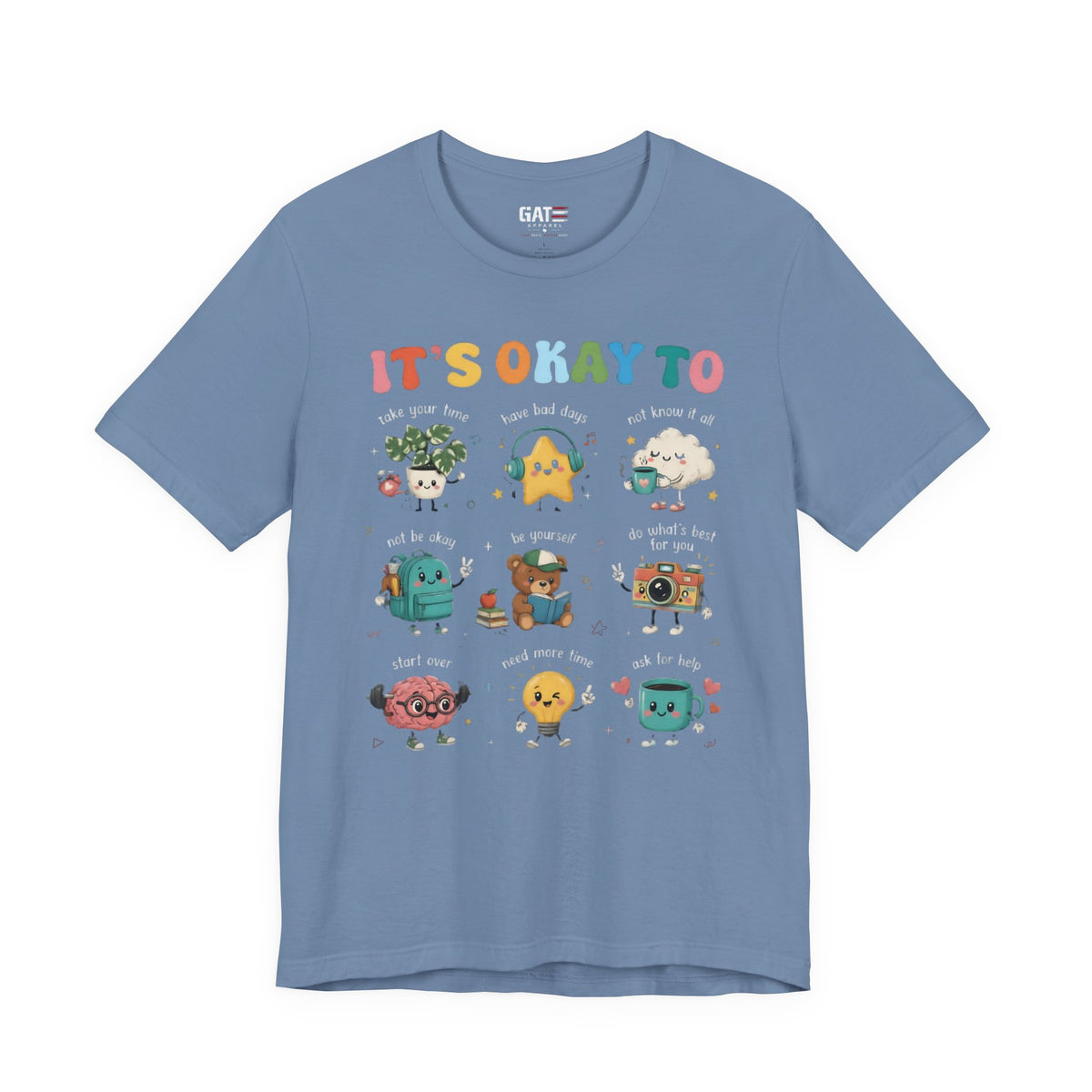 It's Okay To Mental Health Shirt | Awareness Graphic Tee
