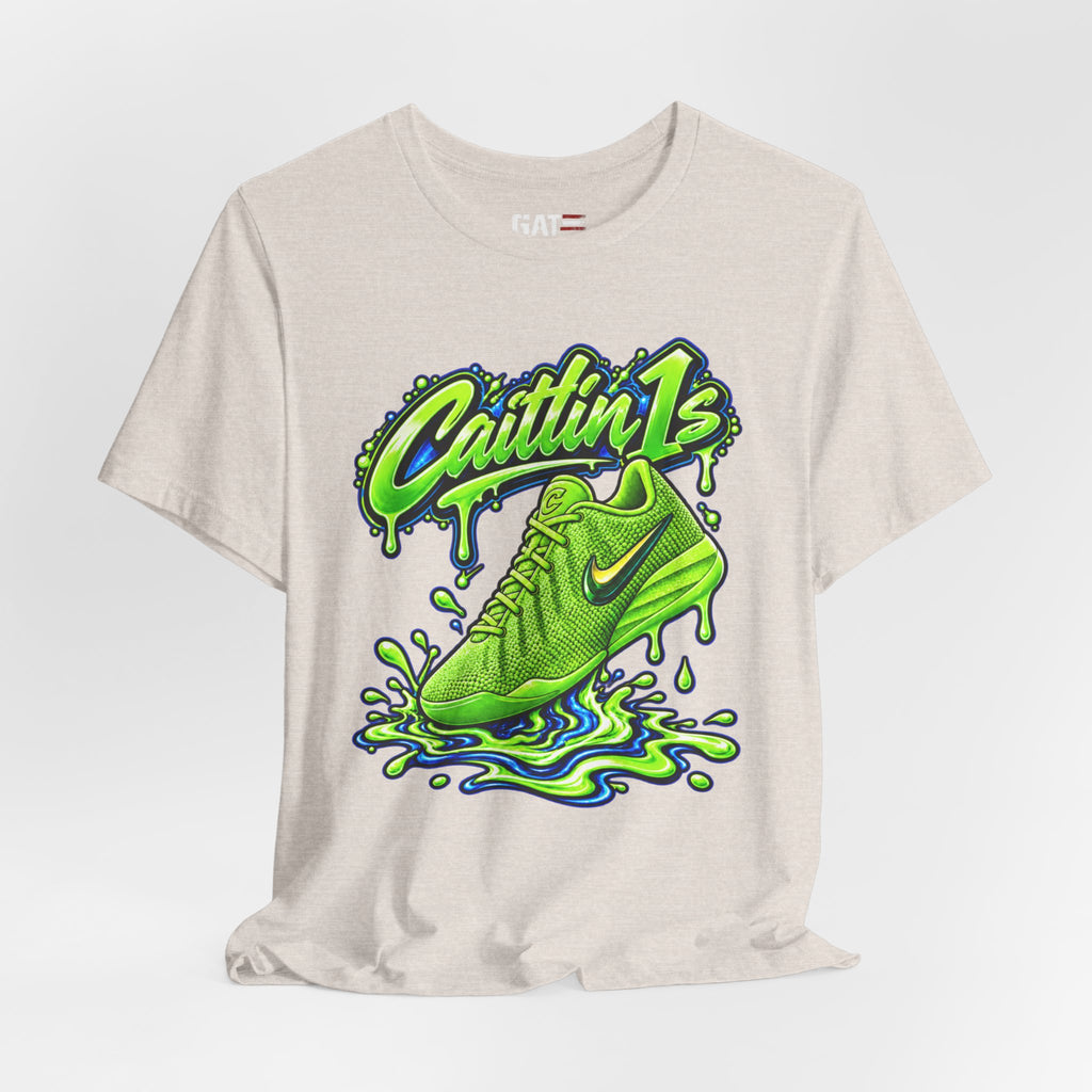 Caitlin Clark Caitlin 1s Electric Green Sneaker Shirt