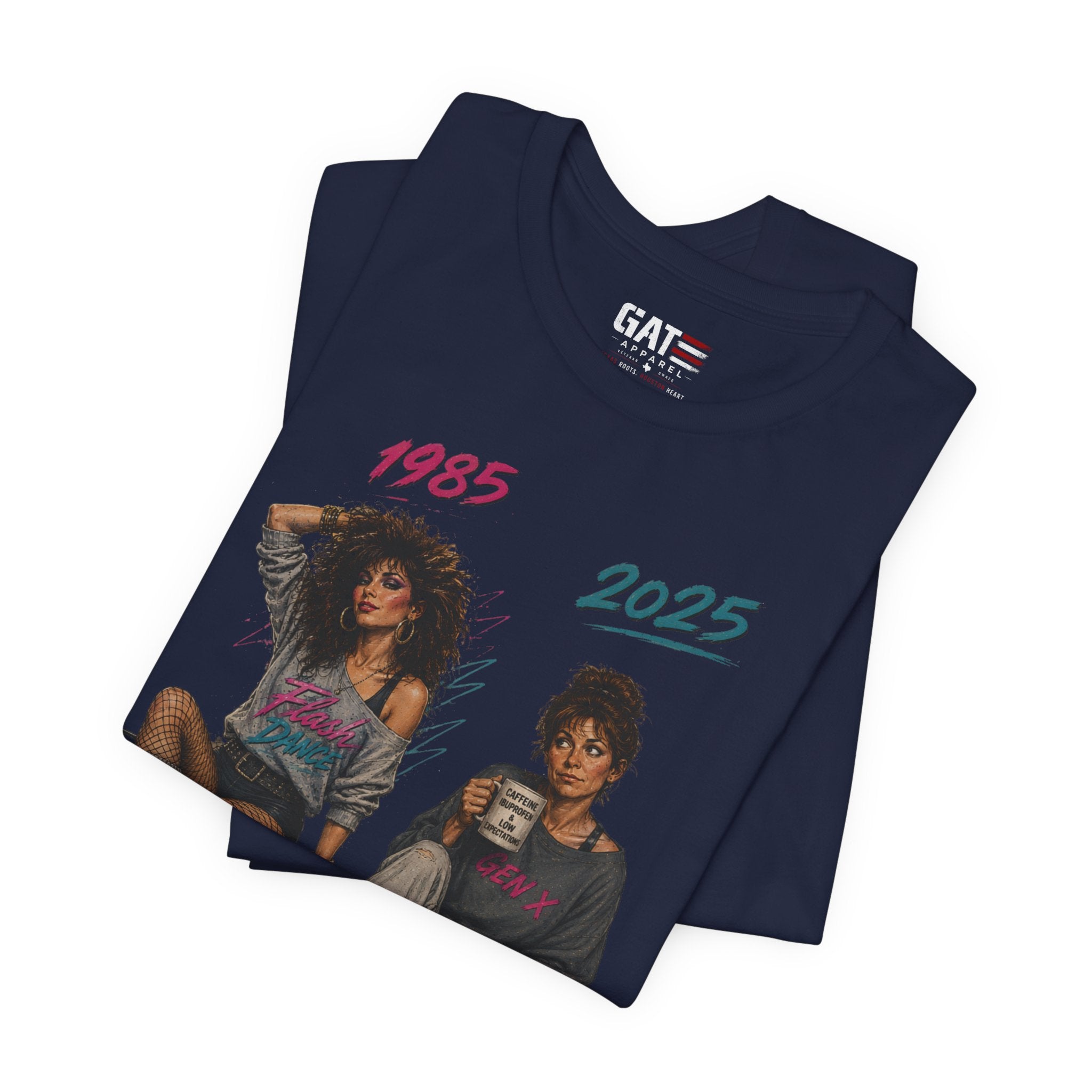 Retro 80s Vibes Tee — "1985 2023 Same Deal?" Graphic T-Shirt