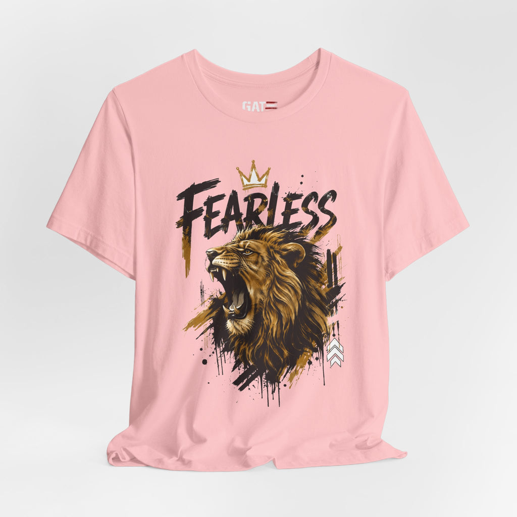 Fearless Lion Tee — Inspirational Graphic T-Shirt