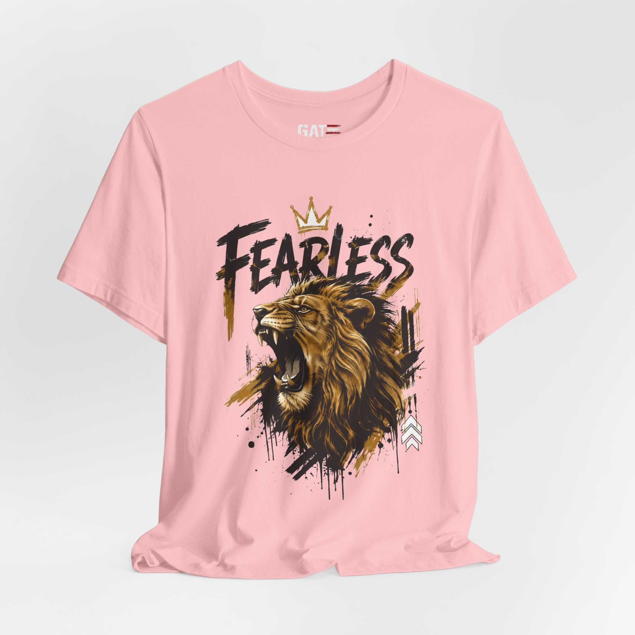 Fearless Lion Tee — Inspirational Graphic T-Shirt