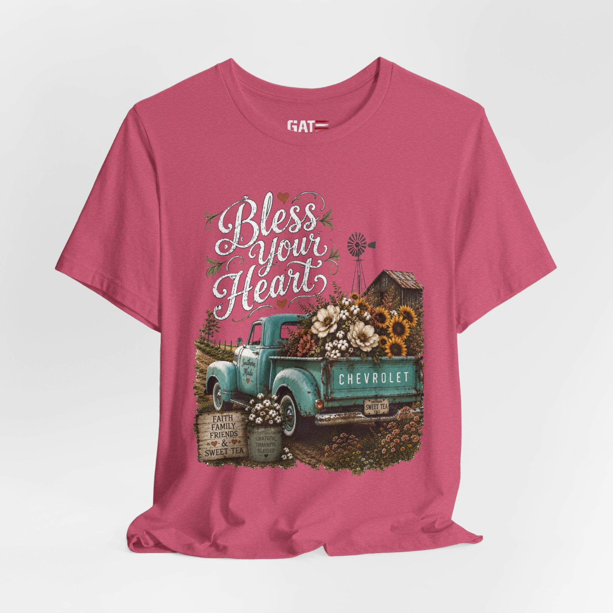 Funny Southern Shirt, Bless Your Heart Tee, Southern Humor Graphic Tee, Magnolia Floral Shirt, Country Girl Gift, Farmhouse Style Tee