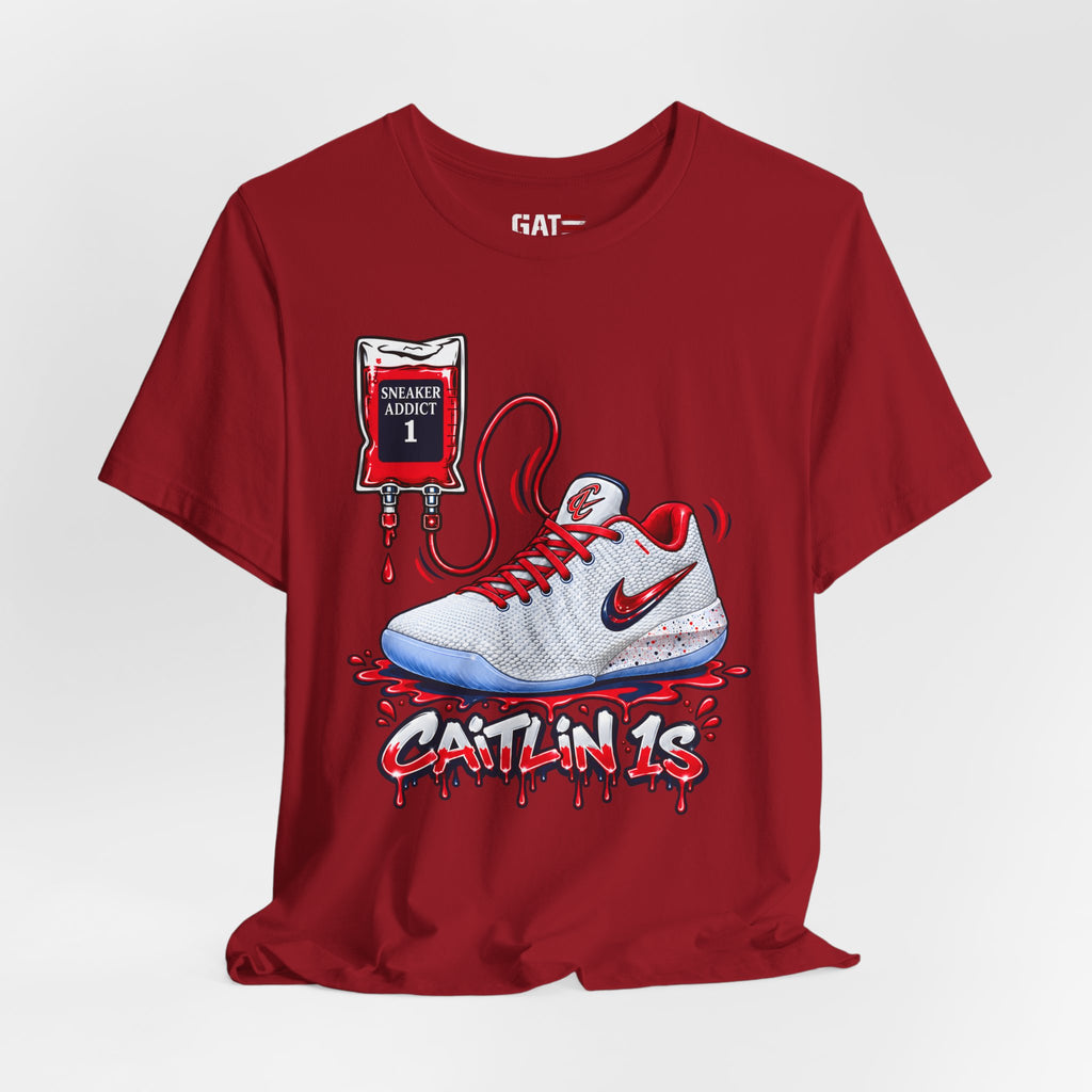 Caitlin Clark Caitlin 1s Addict Whites Sneaker Shirt