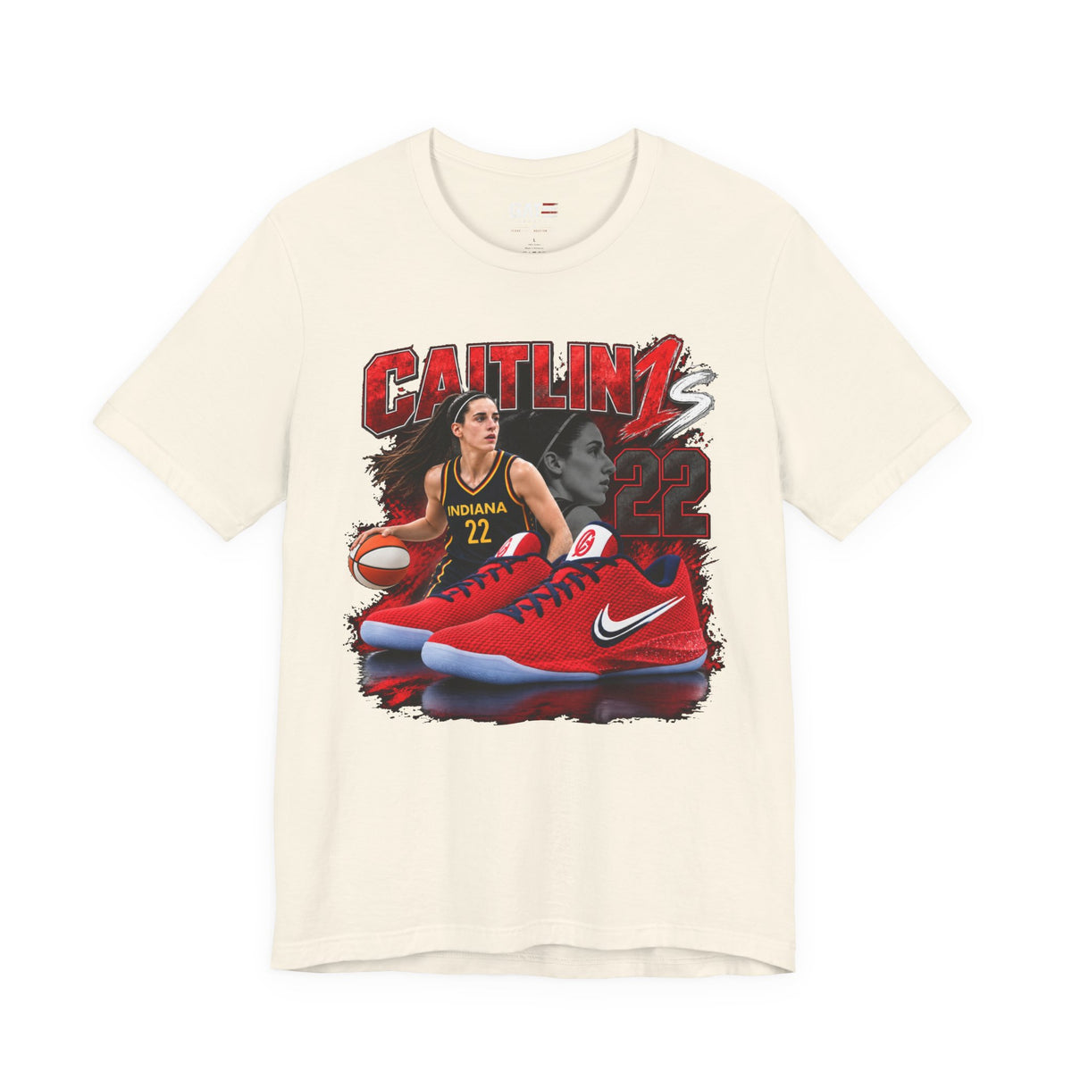 Caitlin Clark Caitlin 1s USA Reds Sneaker Shirt