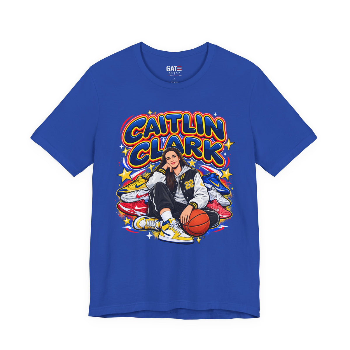 Caitlin Clark Indiana Fever Shirt – WNBA Basketball Sneakers Tee product mockup 10
