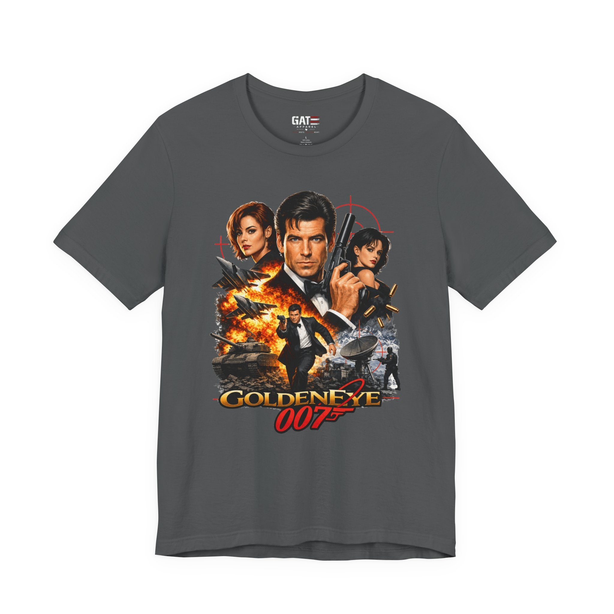 Retro Gamer Shirt, Classic N64 Gaming Tee, FPS Video Game Shirt, Old School Gamer Gift, Retro Gaming Movie Poster Tee | Graphic T-Shirt