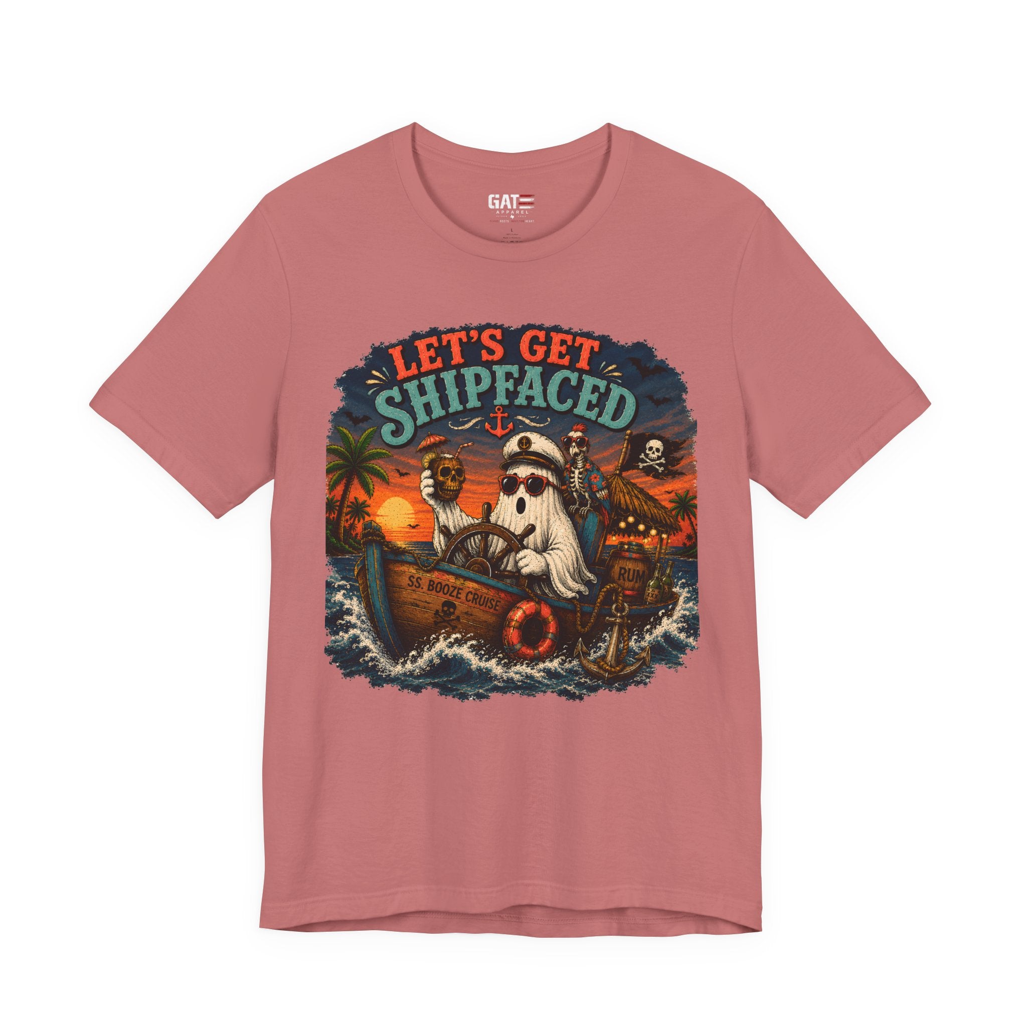 Summerween Shirt, Spooky Beach Shirt, Ghost Beach Tee, Halloween Beach Shirt, Coastal Halloween Tee, Tropical Ghost Shirt