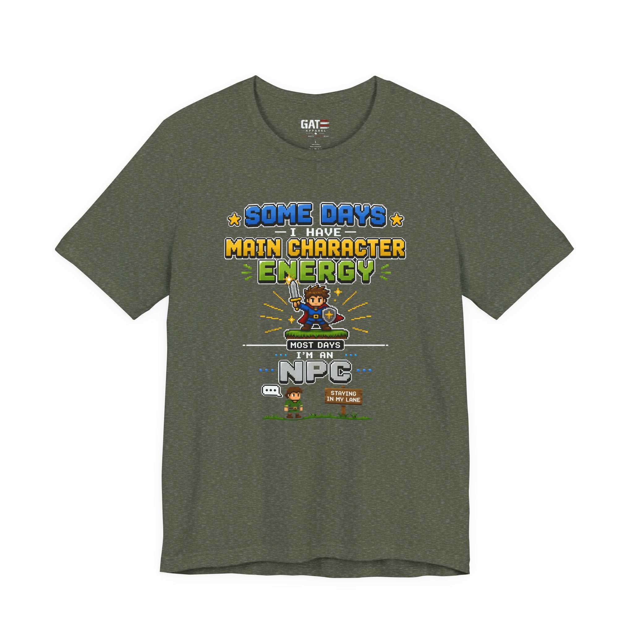 Main Character Energy Shirt | Retro Gaming Tee