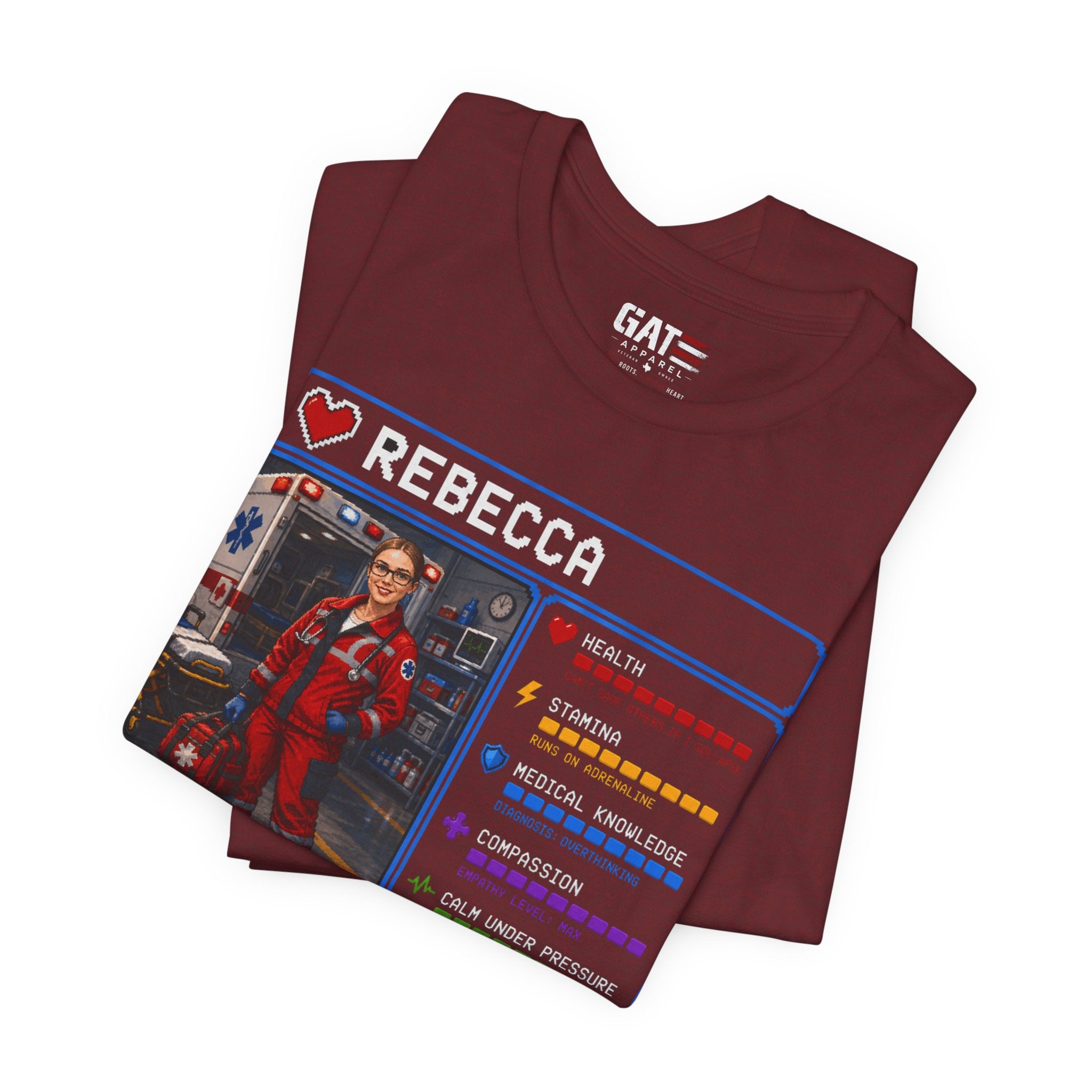 Custom Paramedic RPG Character Shirt | Personalized EMT Gift