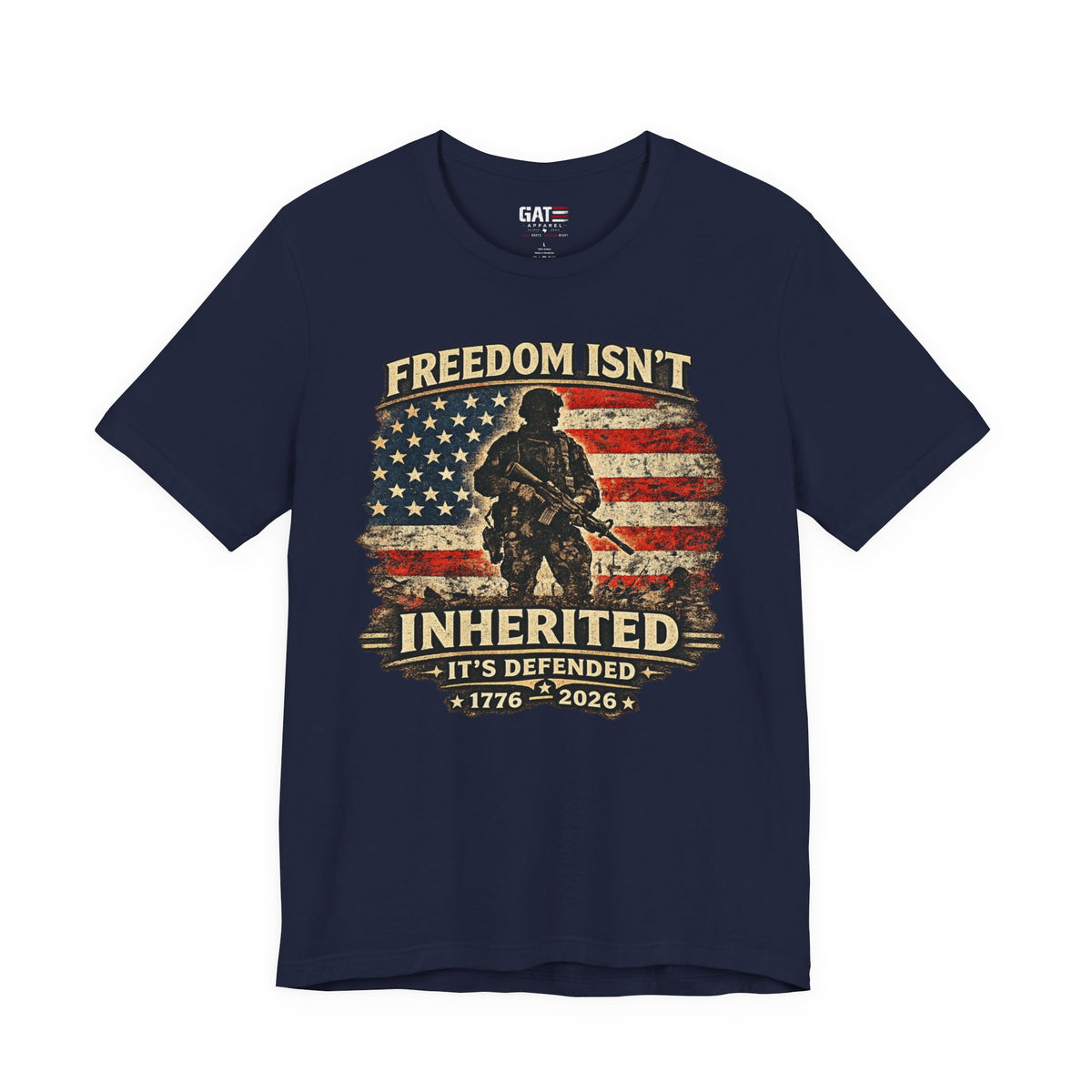 Freedom Isn't Inherited 1776-2026 Shirt | Veteran Tee