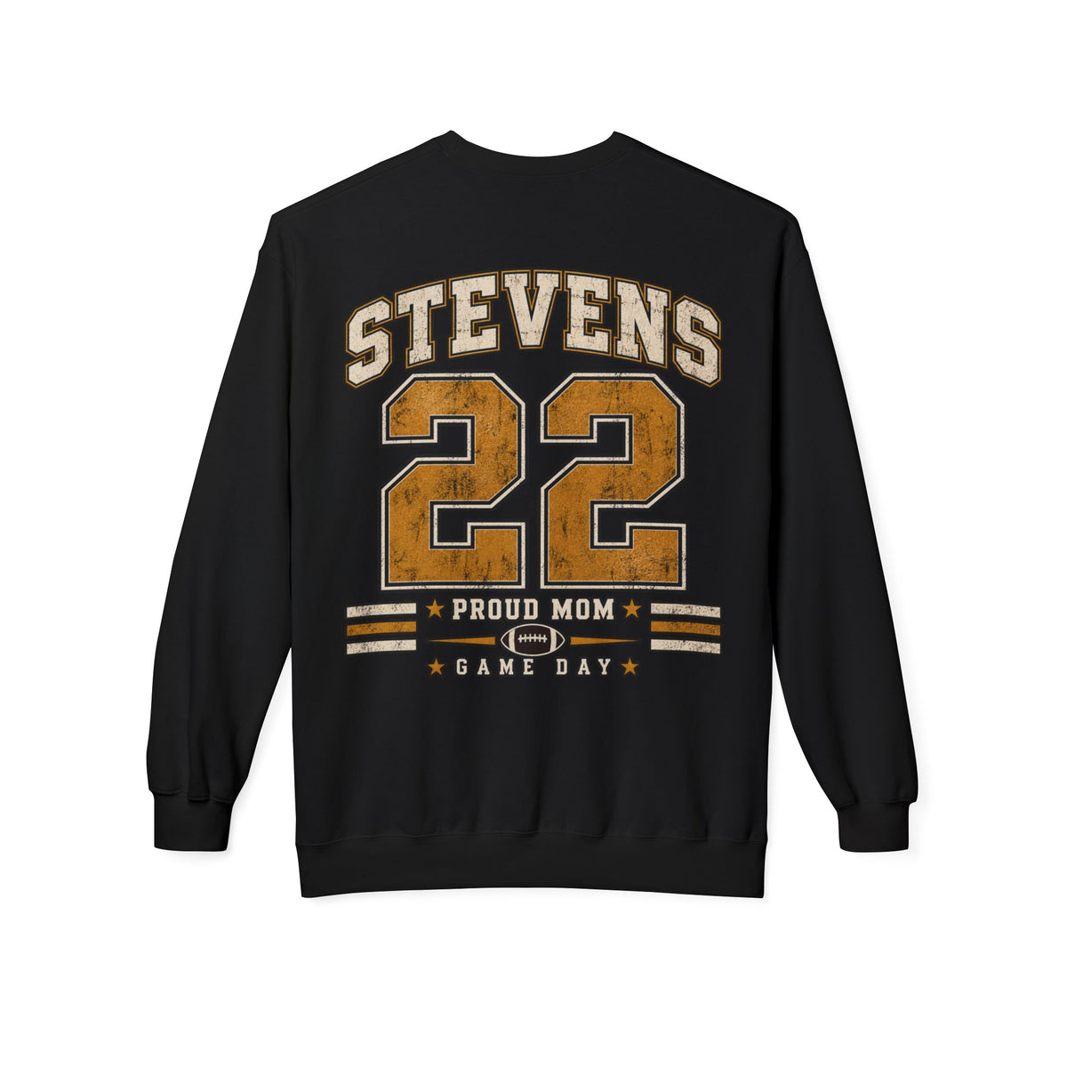 Personalized Football Mom Crewneck Sweatshirt | Custom Player Name & Number