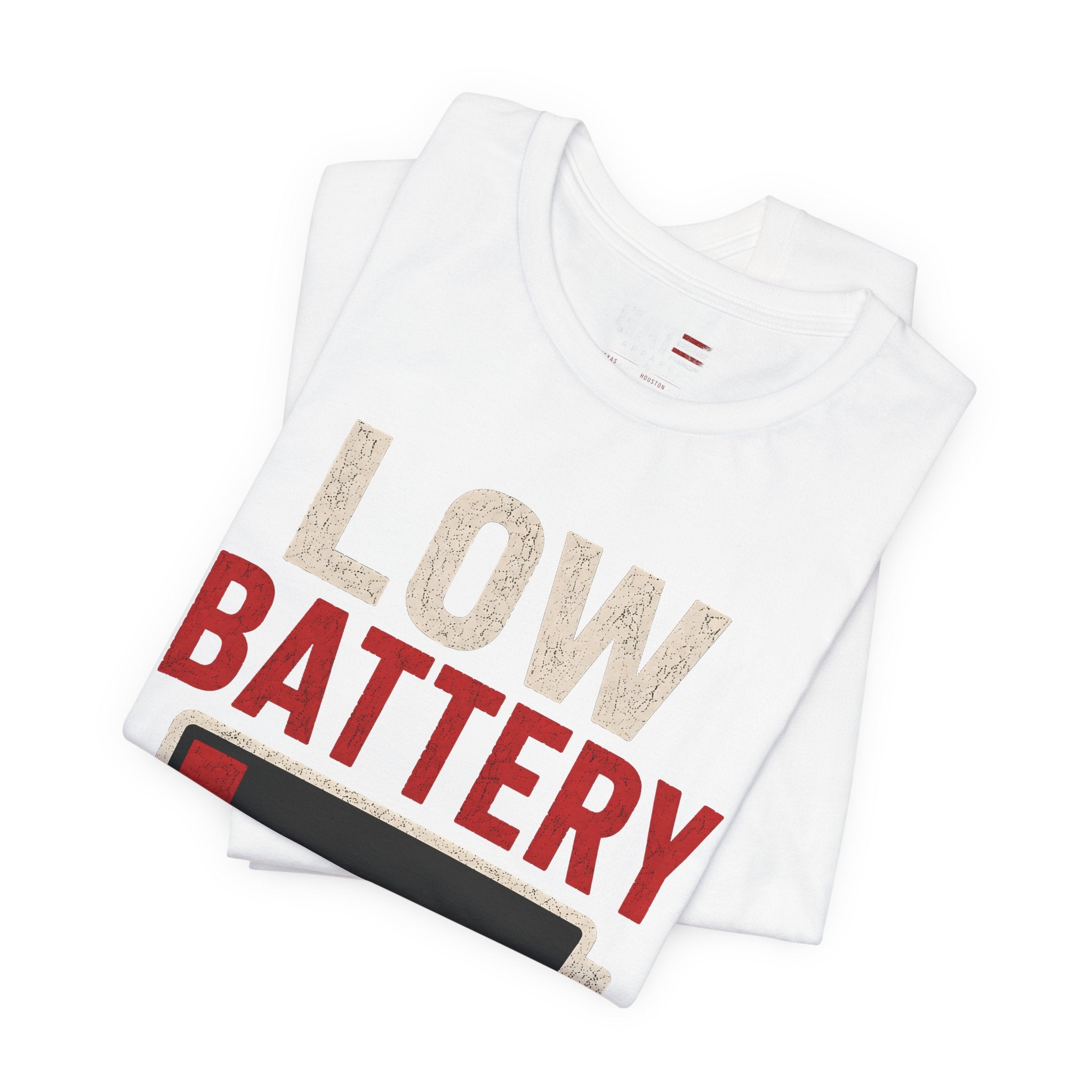 Low Battery Dad of 2 Kids Shirt, Funny Tired Dad Tee, Father of Four Gift, Parenting Humor Shirt, Exhausted Dad Graphic Tee