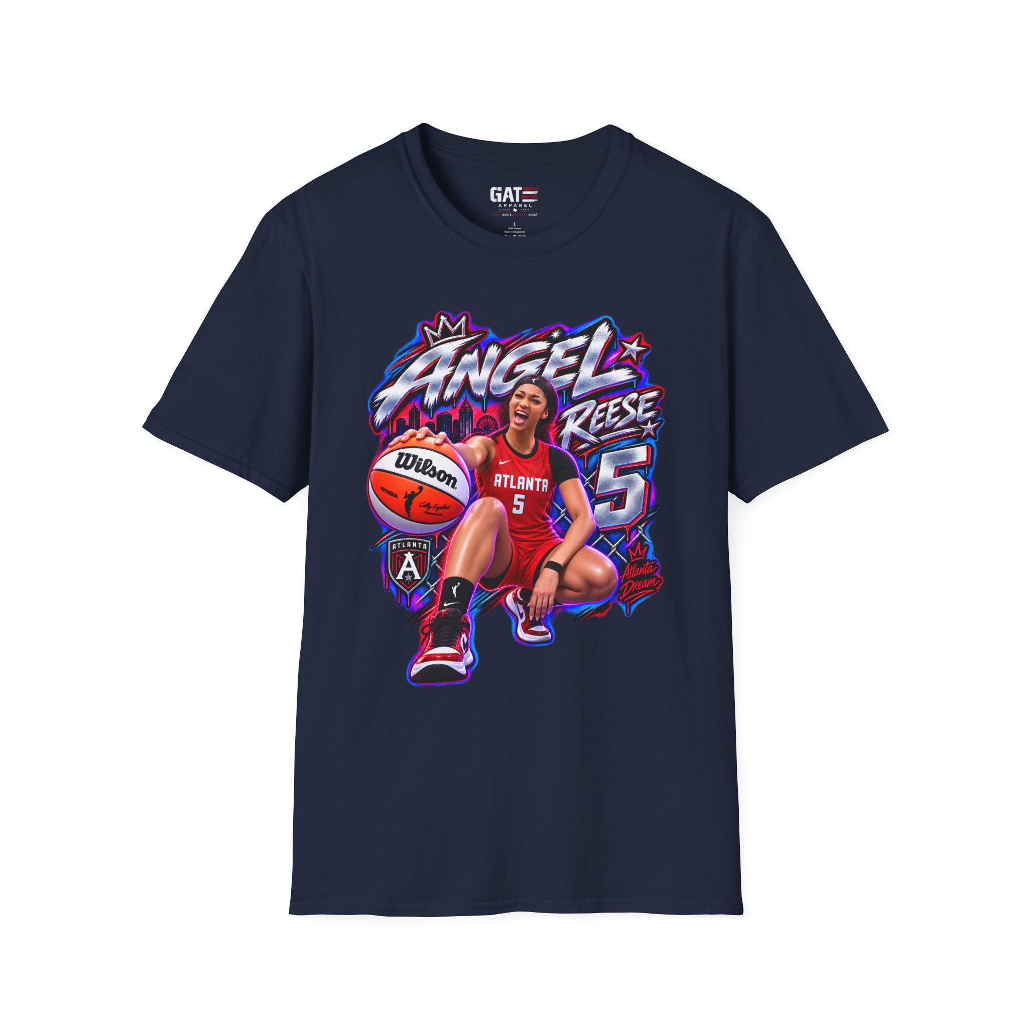 Angel Reese Atlanta Dream Shirt WNBA Basketball Graphic Tee