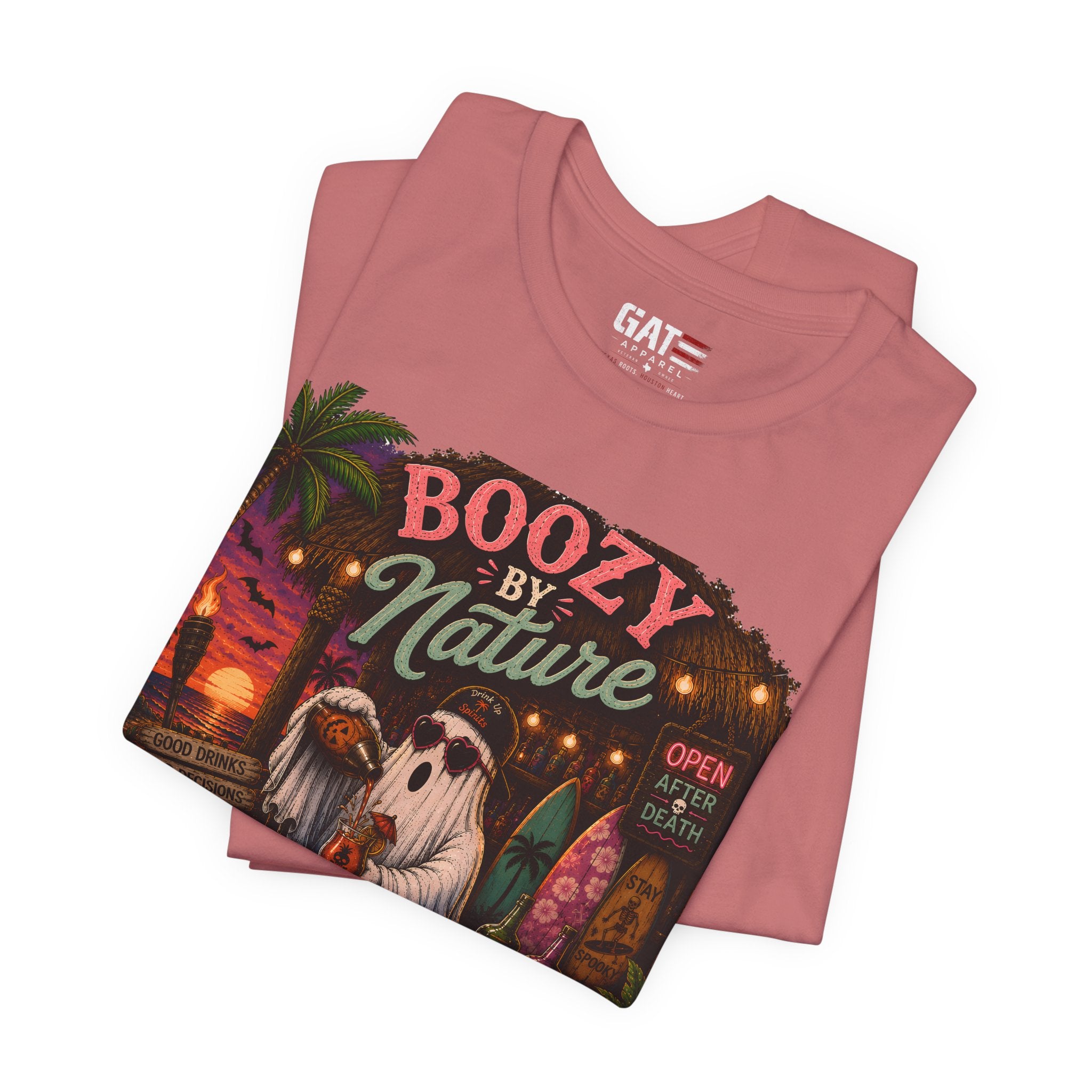 Summerween Shirt, Spooky Beach Shirt, Ghost Beach Tee, Halloween Beach Shirt, Coastal Halloween Tee, Tropical Ghost Shirt