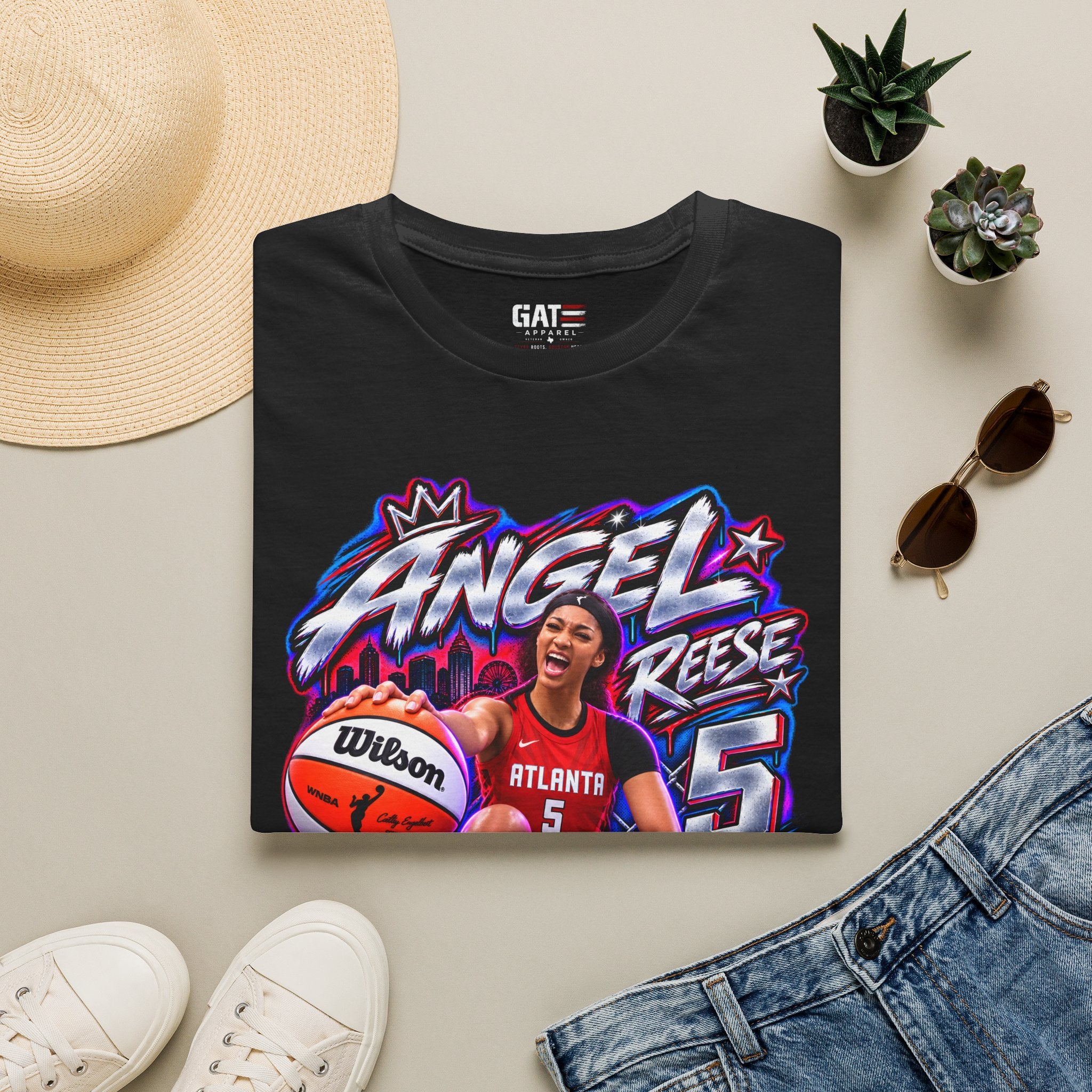 Angel Reese Atlanta Dream Shirt WNBA Basketball Graphic Tee