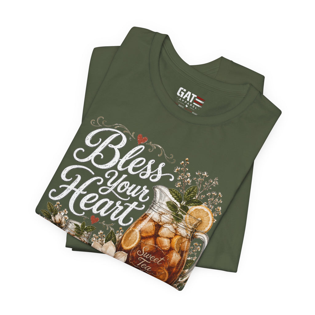 Funny Southern Shirt, Bless Your Heart Tee, Southern Humor Graphic Tee, Magnolia Floral Shirt, Country Girl Gift, Farmhouse Style Tee