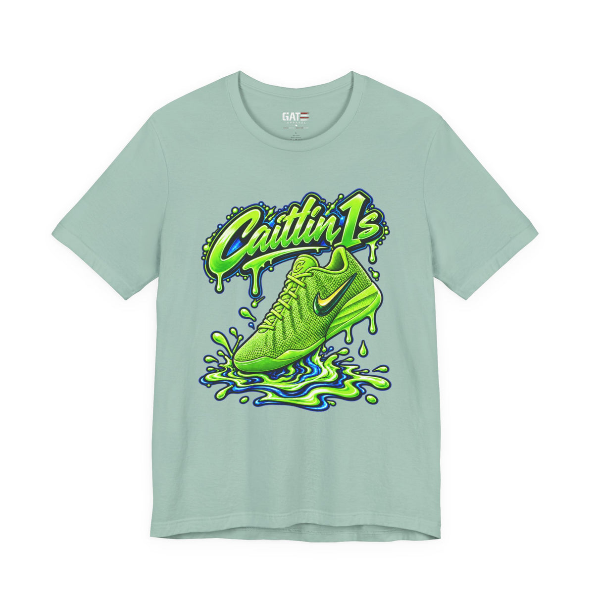 Caitlin Clark Caitlin 1s Electric Green Sneaker Shirt