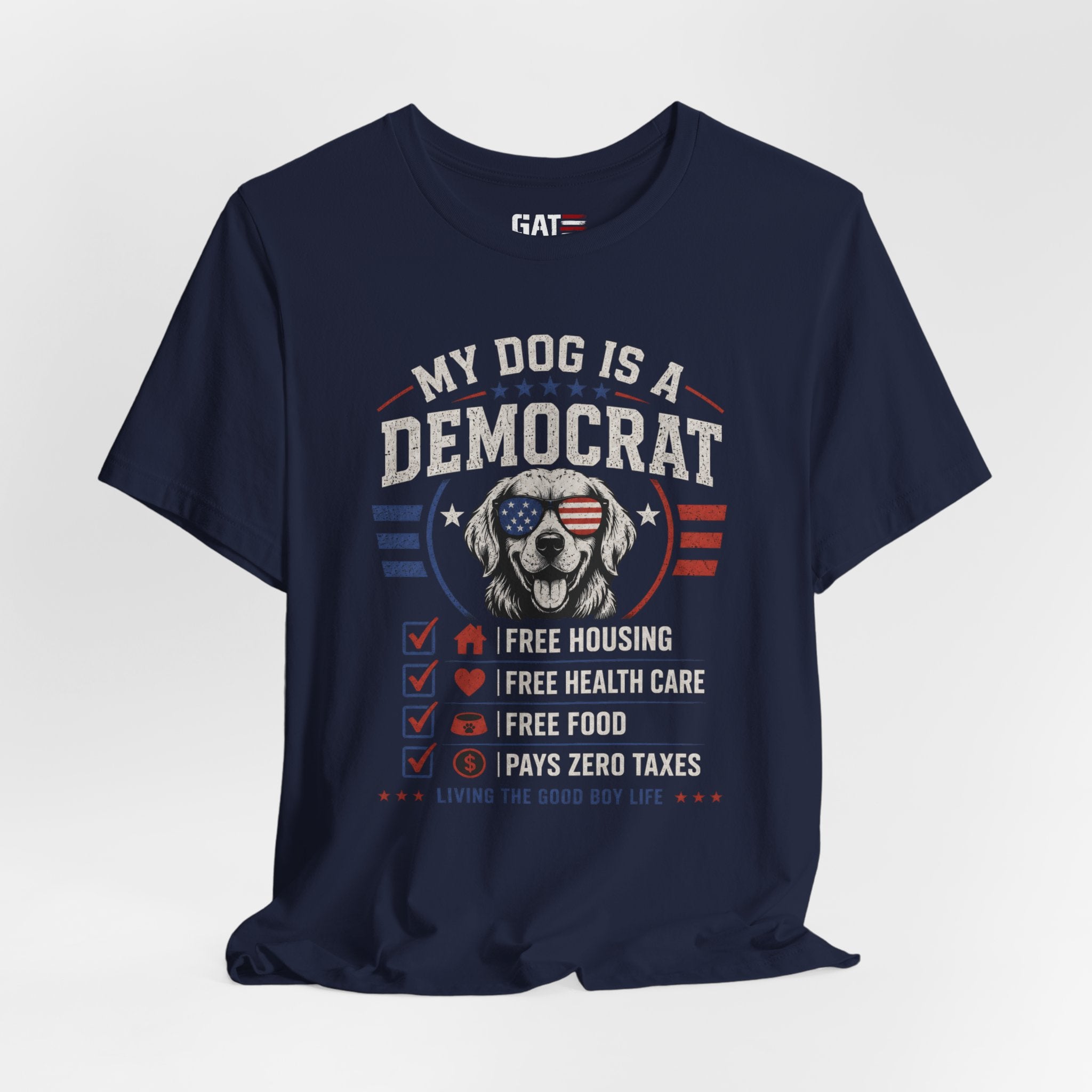 Funny Dog Lover Shirt, Political Humor Tee, Dog Dad Gift, Dog Mom Shirt, Patriotic Pet Lover Gift, Election Humor Tee