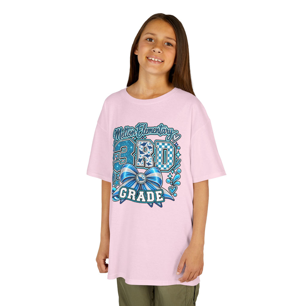 Melton 3rd Grade Kids T‑Shirt — Ribbon Design