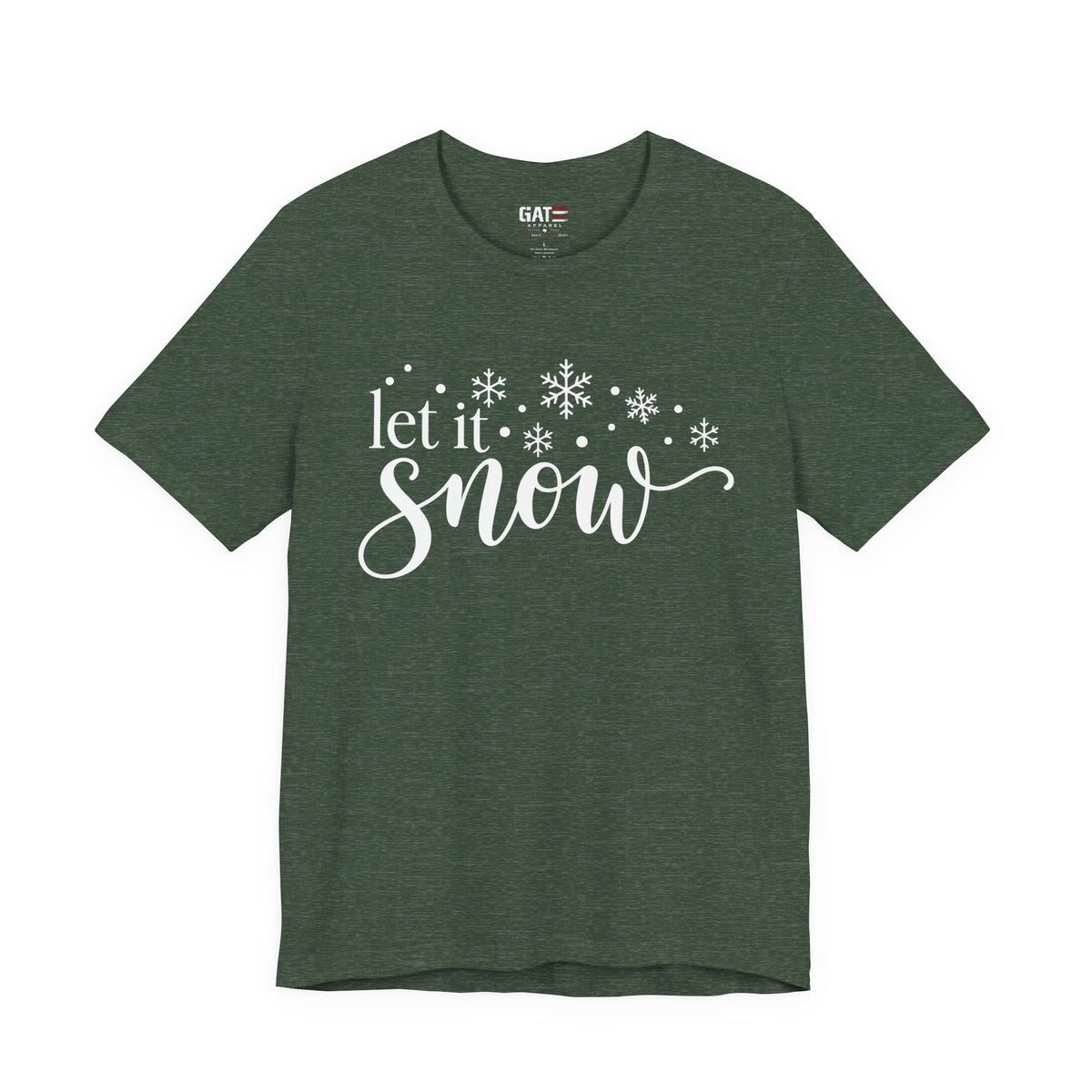 Let It Snow Winter Shirt - product mockup view 1