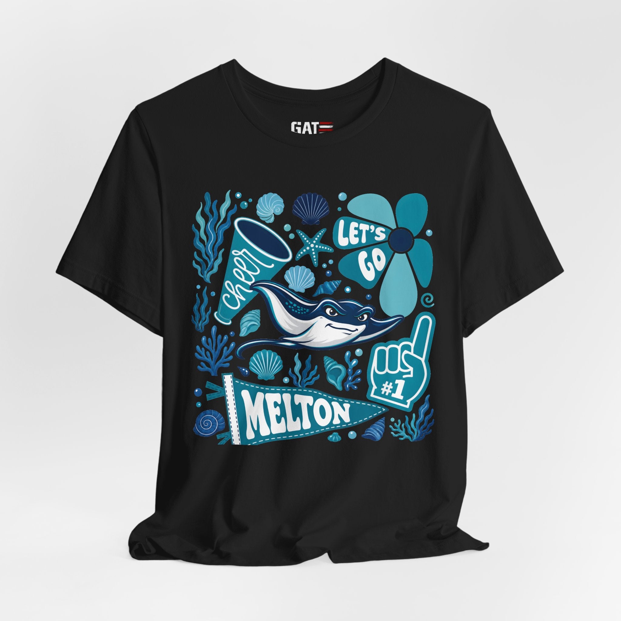 Melton Graphic Tee — 'Let's Go' Ocean Adventure T-Shirt