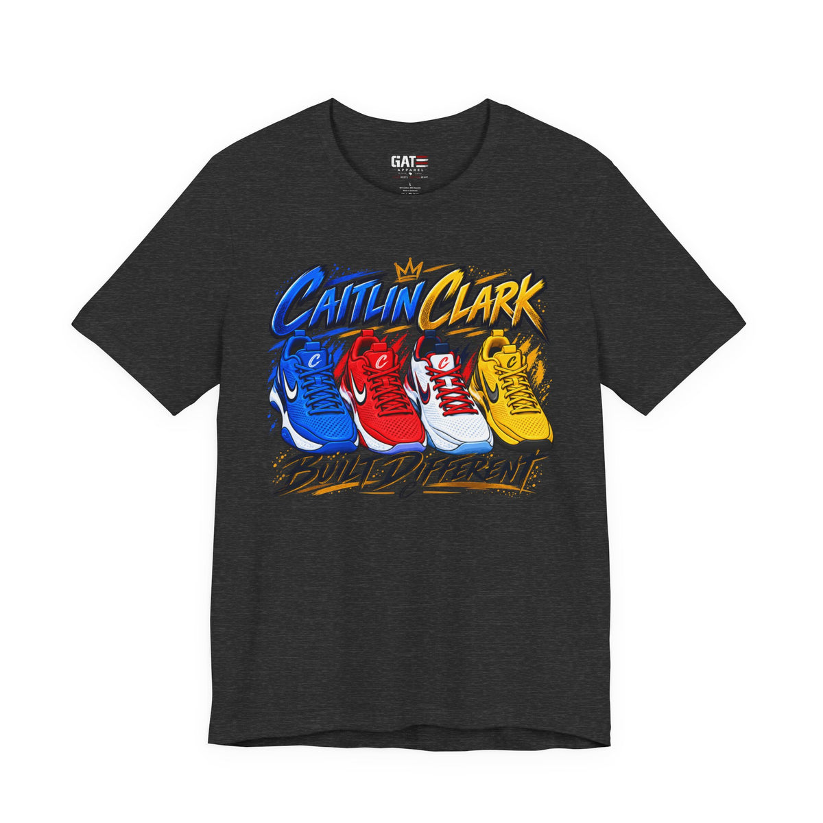 Caitlin Clark Built Different Sneaker Shirt | Indiana Fever Tee