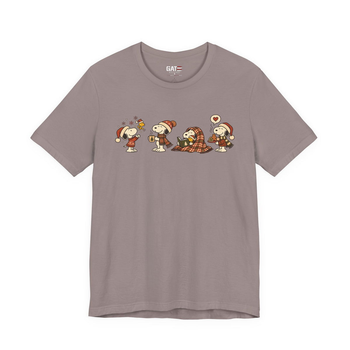 Cozy Christmas Snoopy Shirt - product mockup view 1