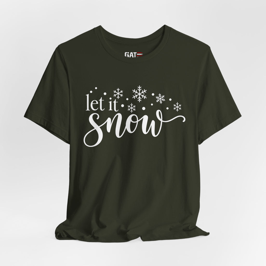 Let It Snow Winter Shirt - product mockup view 30
